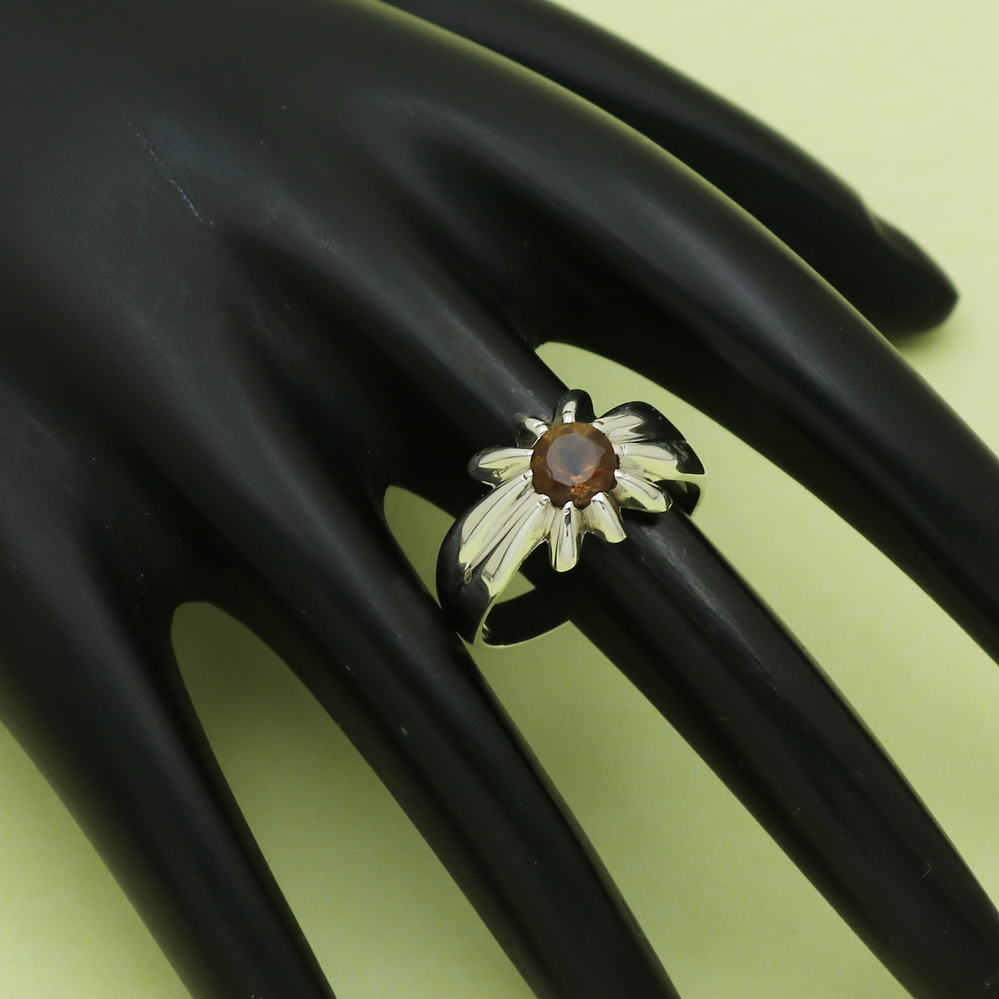 Star Smoky Quartz Ring