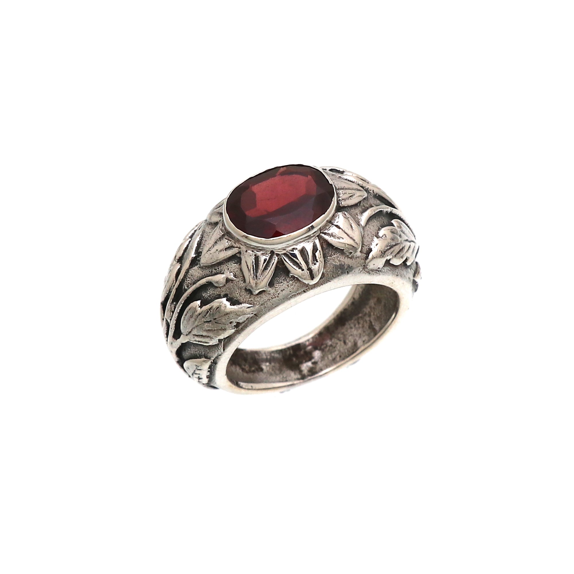 Flowery Gemstone Ring