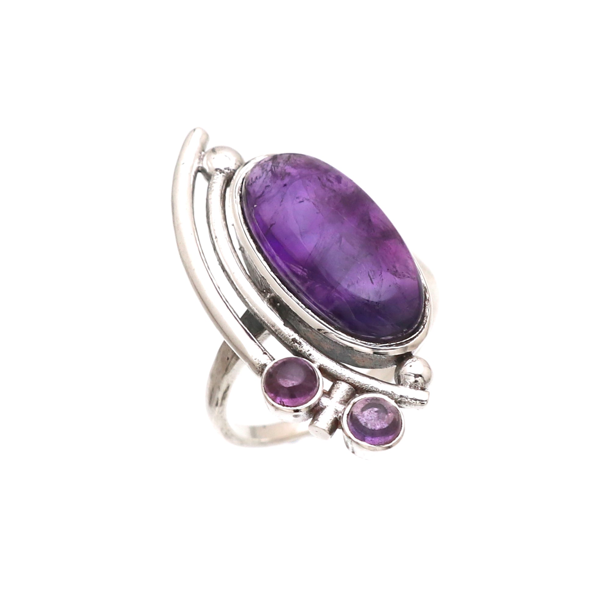 Triple Gemstone Ring