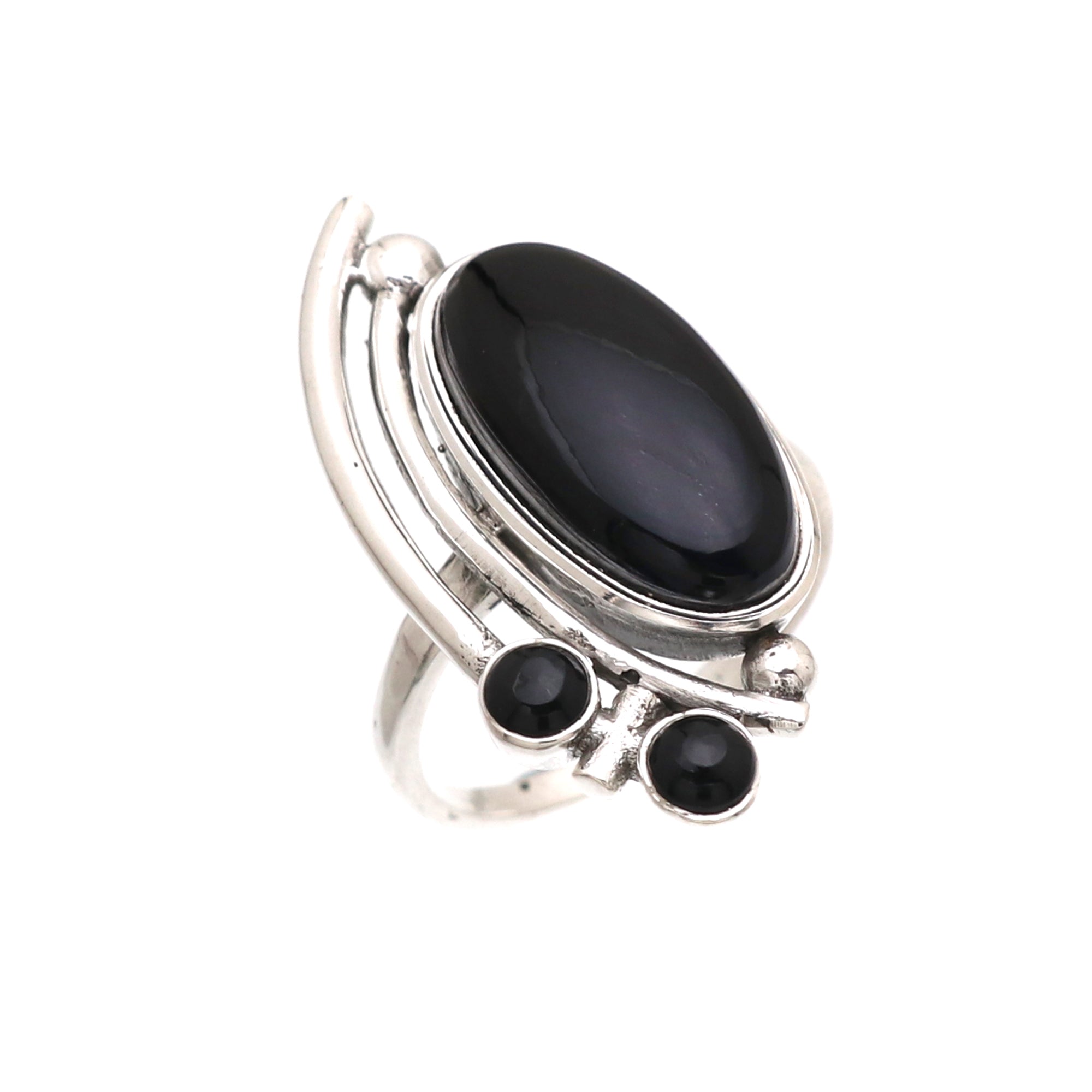 Triple Gemstone Ring