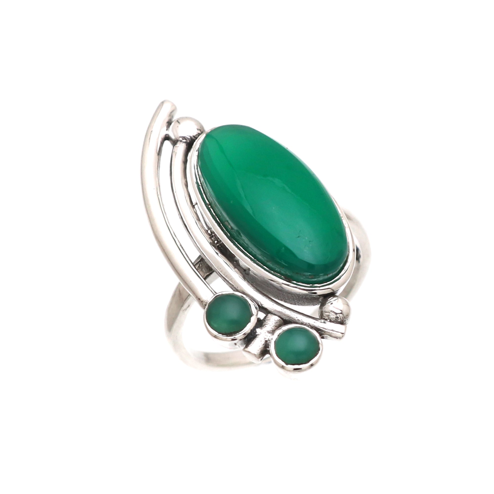 Triple Gemstone Ring