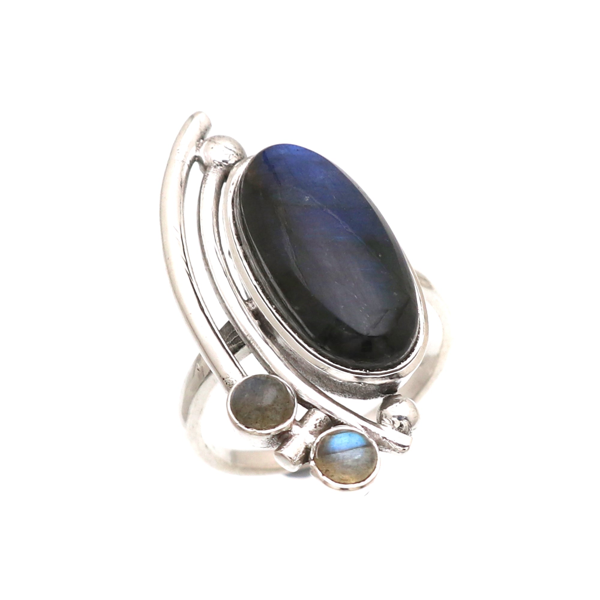 Triple Gemstone Ring