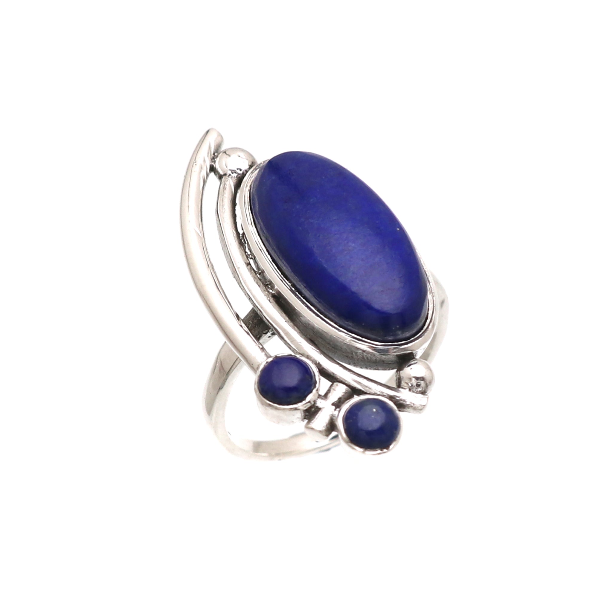 Triple Gemstone Ring