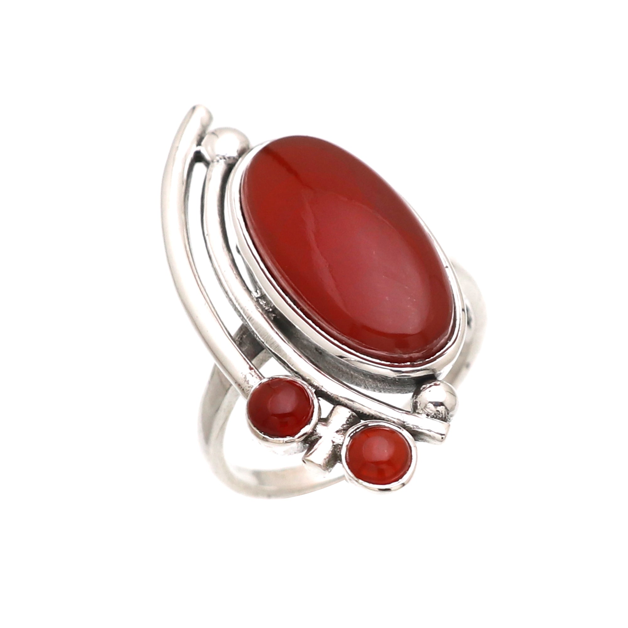 Triple Gemstone Ring