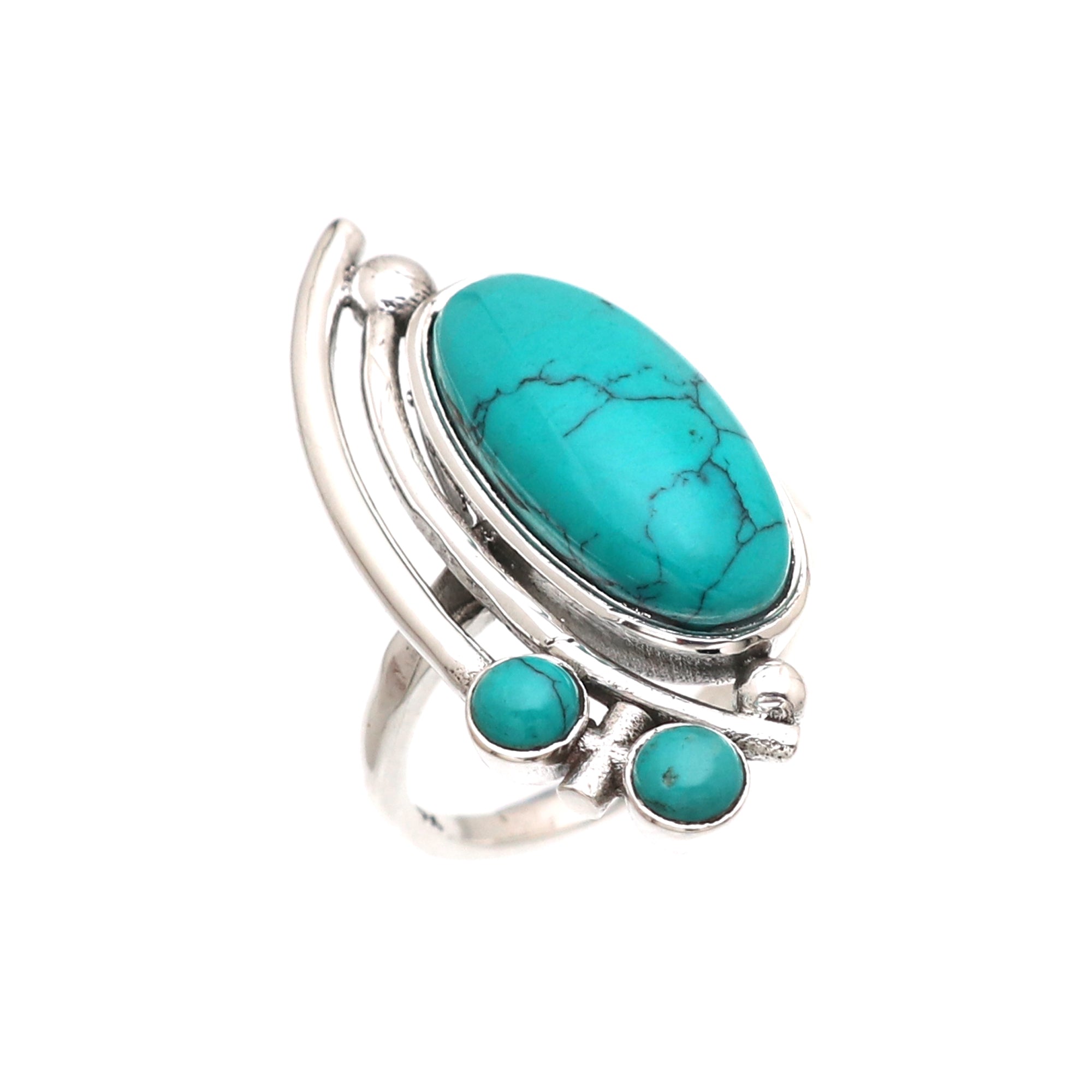 Triple Gemstone Ring