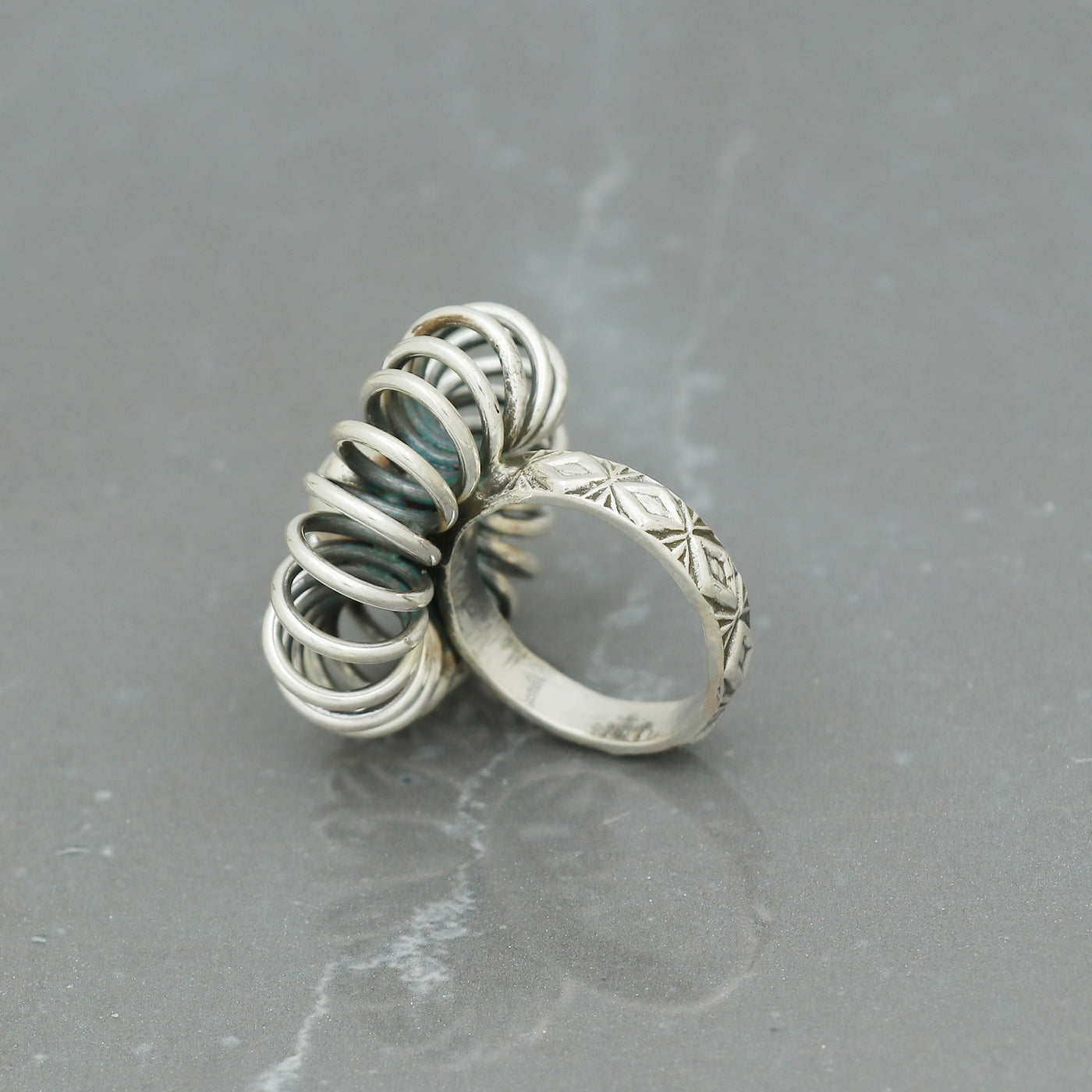 Sunflower Pearl Ring