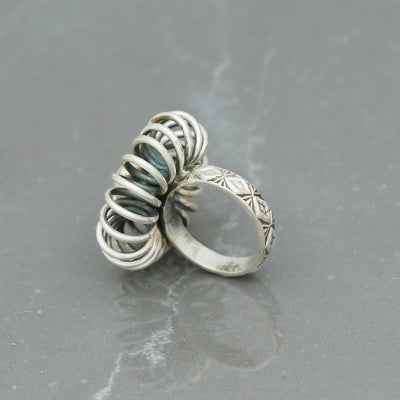 Sunflower Pearl Ring