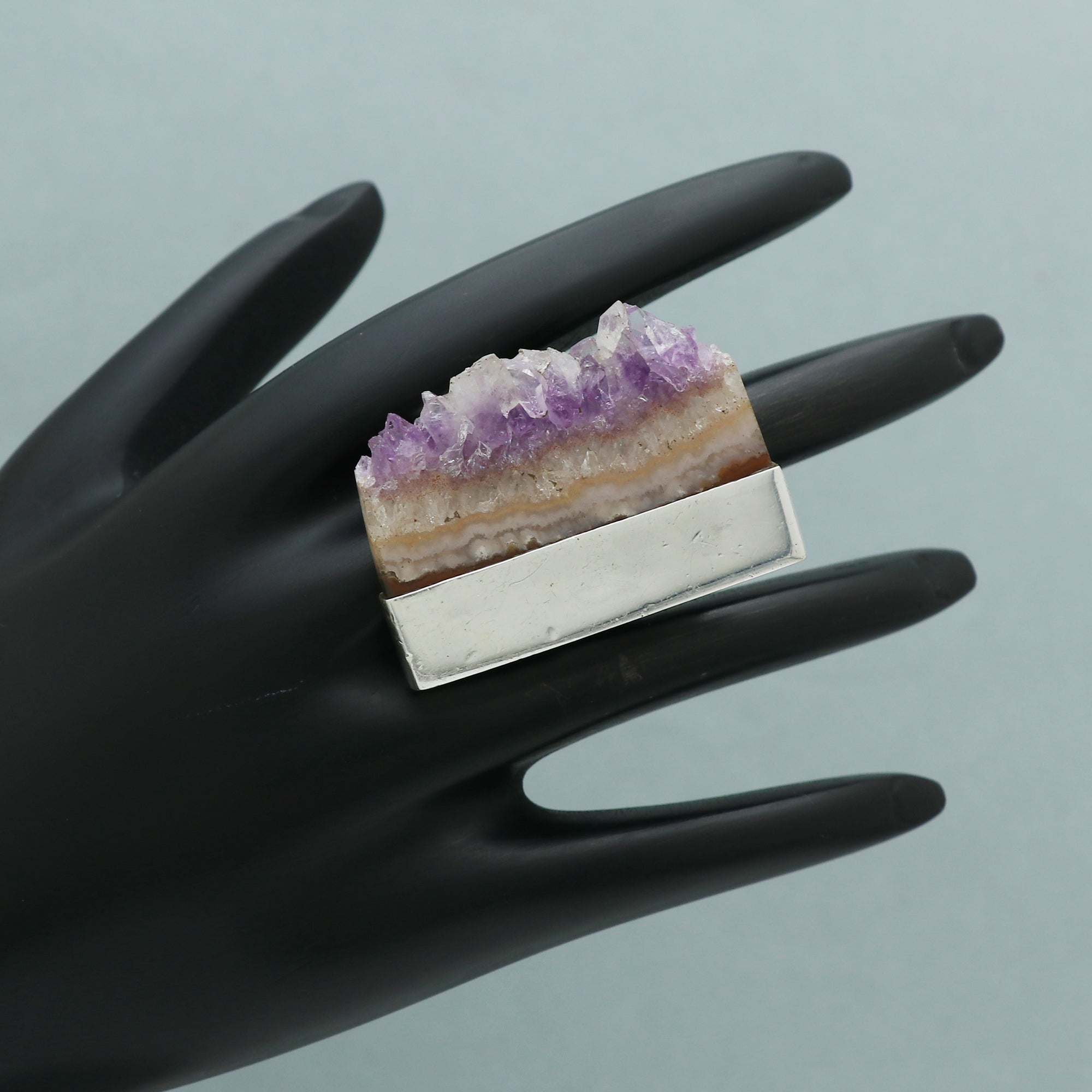 Amethyst Rough Ring