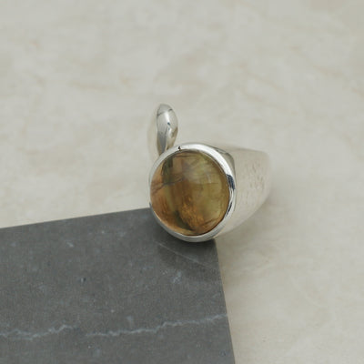Classic Twisted Love Fluorite Ring