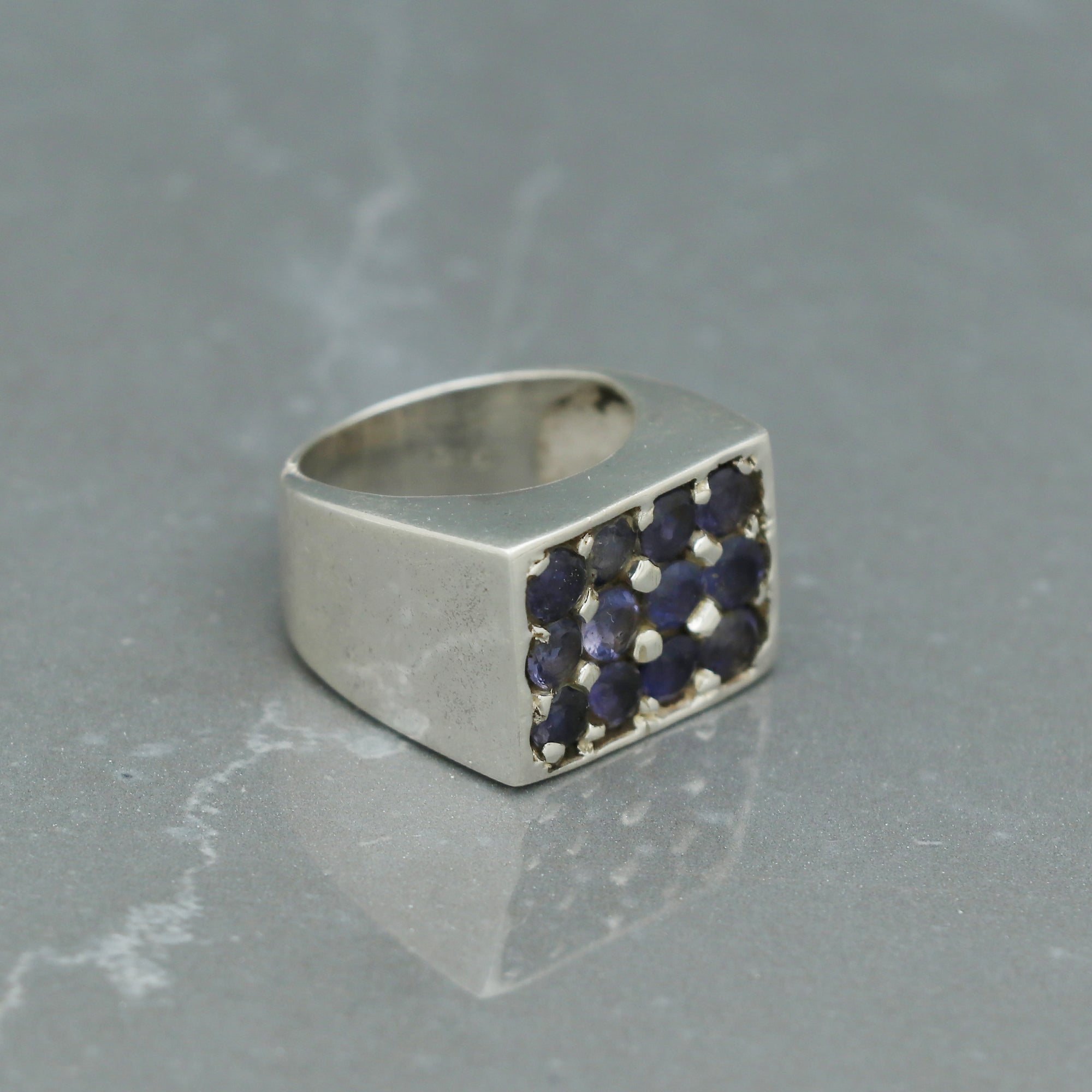 Boho Iolite Ring