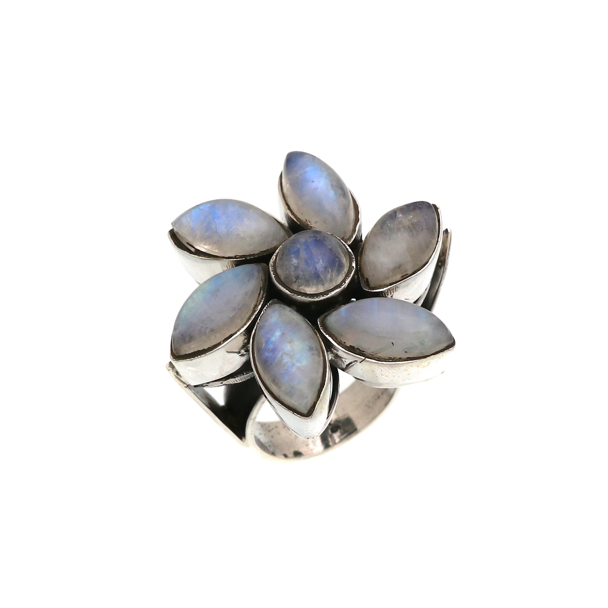Flowery Gemstone Ring
