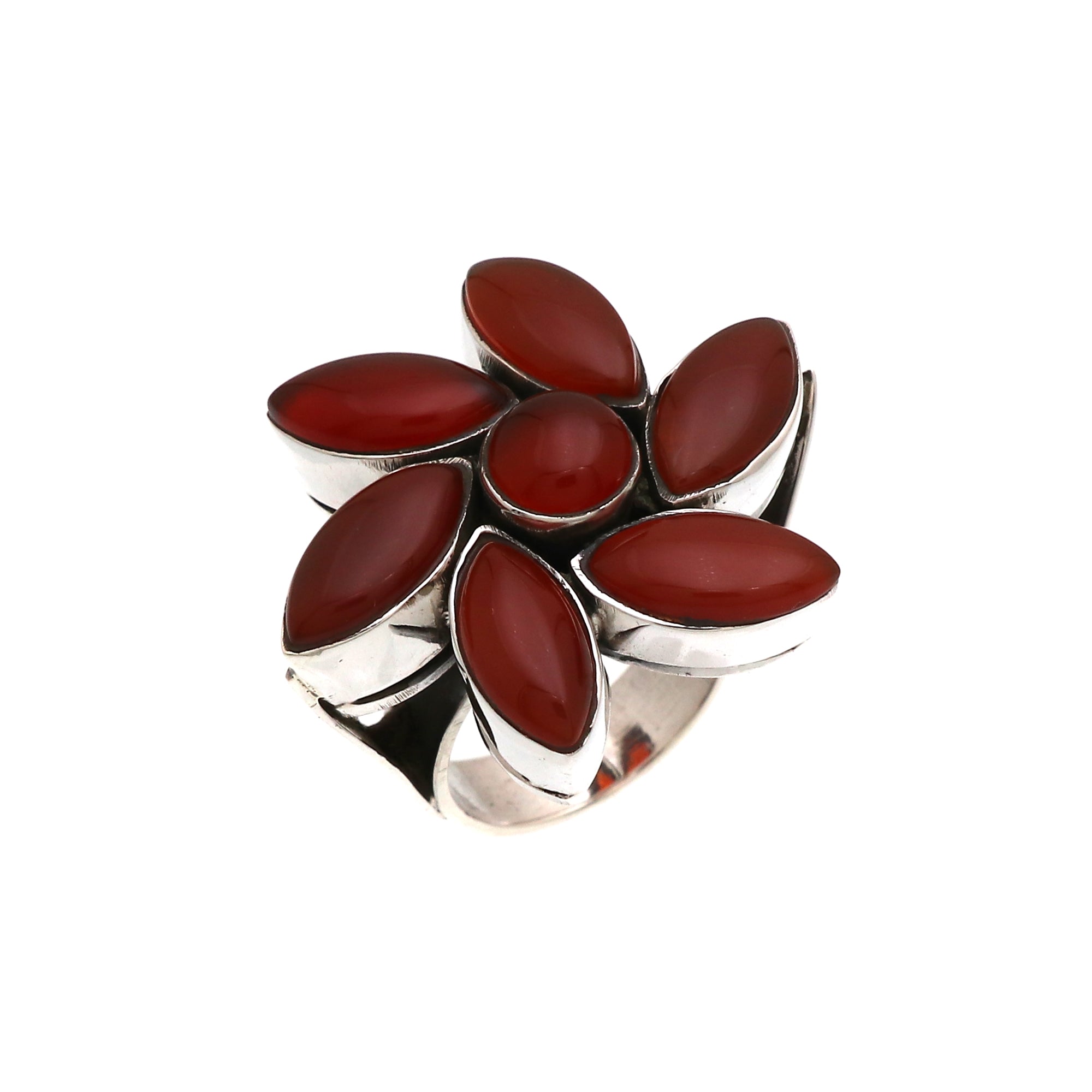 Flowery Gemstone Ring