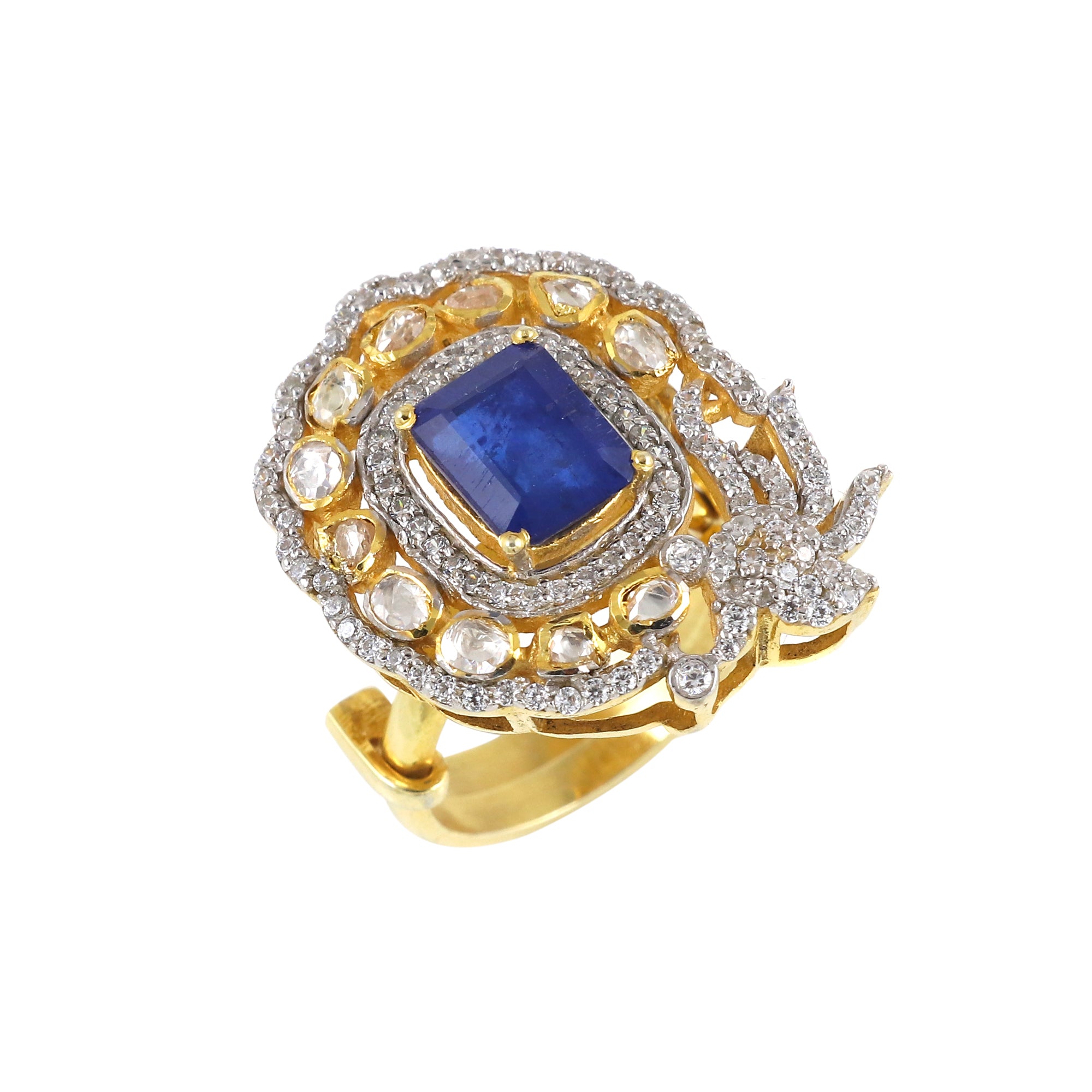 Moissanite Diamond Polki