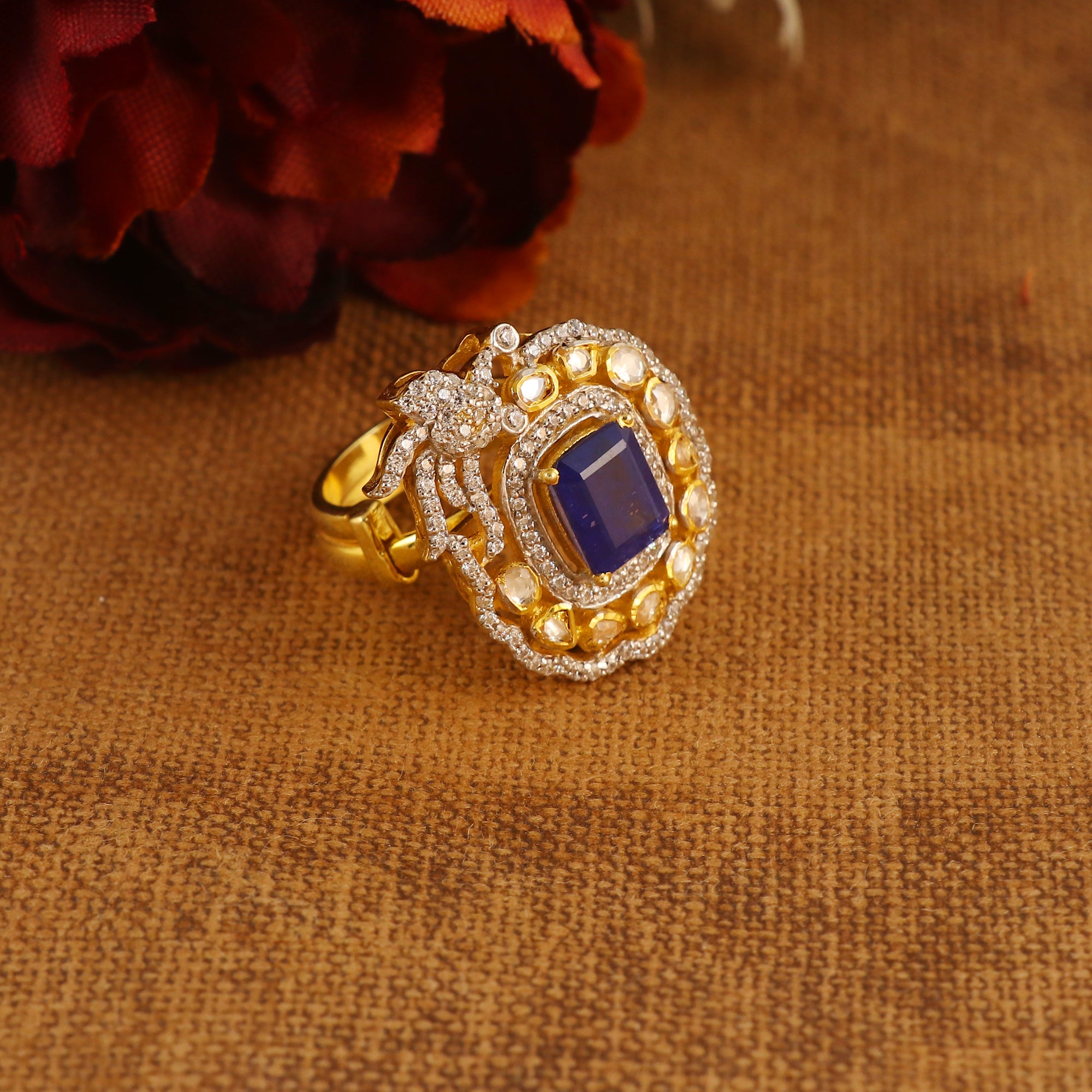 Moissanite Diamond Polki