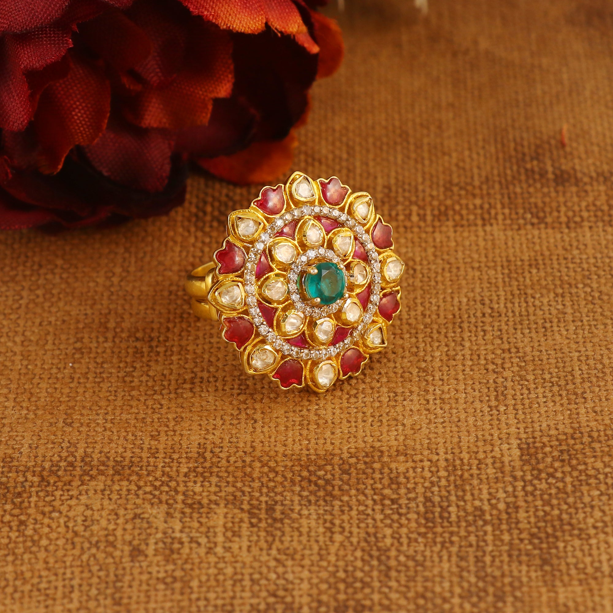 Moissanite Diamond Polki