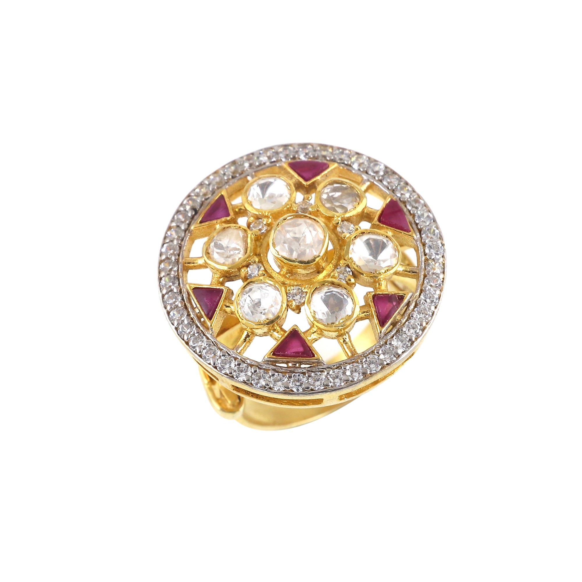 Moissanite Diamond Polki