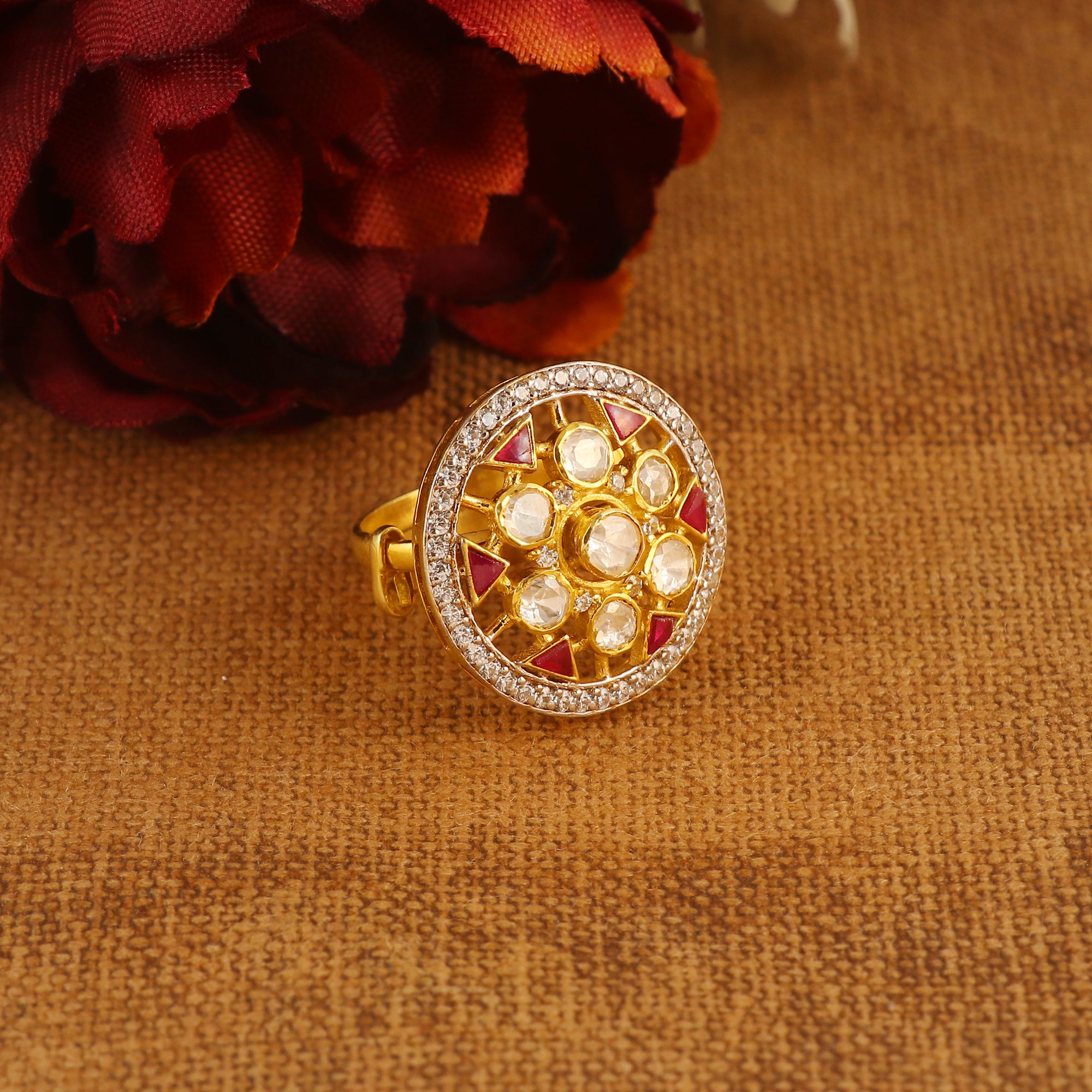 Moissanite Diamond Polki