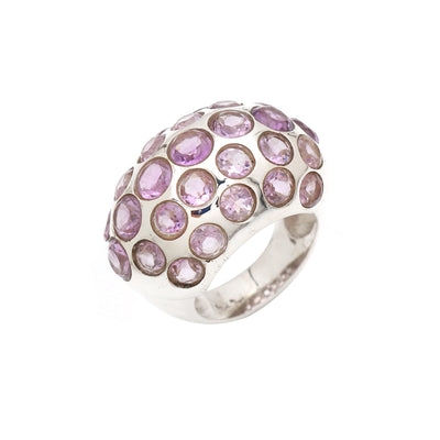 Dome Amethyst Ring