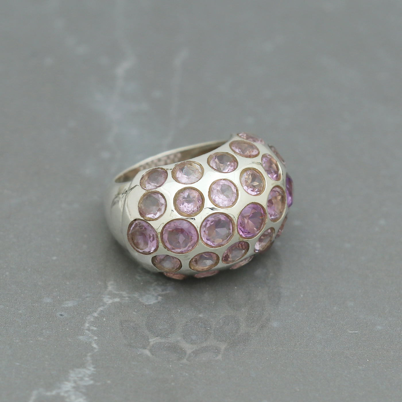 Dome Amethyst Ring