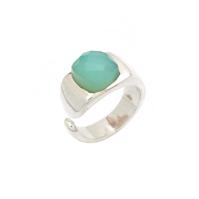 Classic Cut Chalcedony Ring