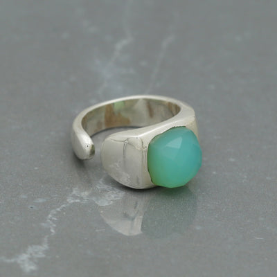 Classic Cut Chalcedony Ring