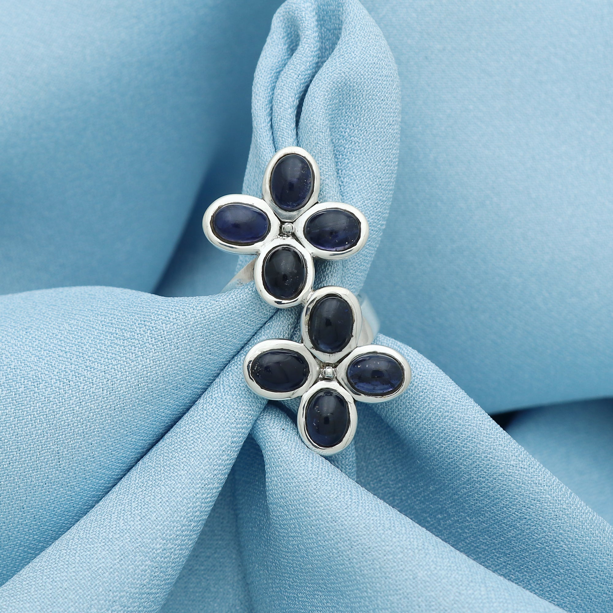 Twin Flower Ring