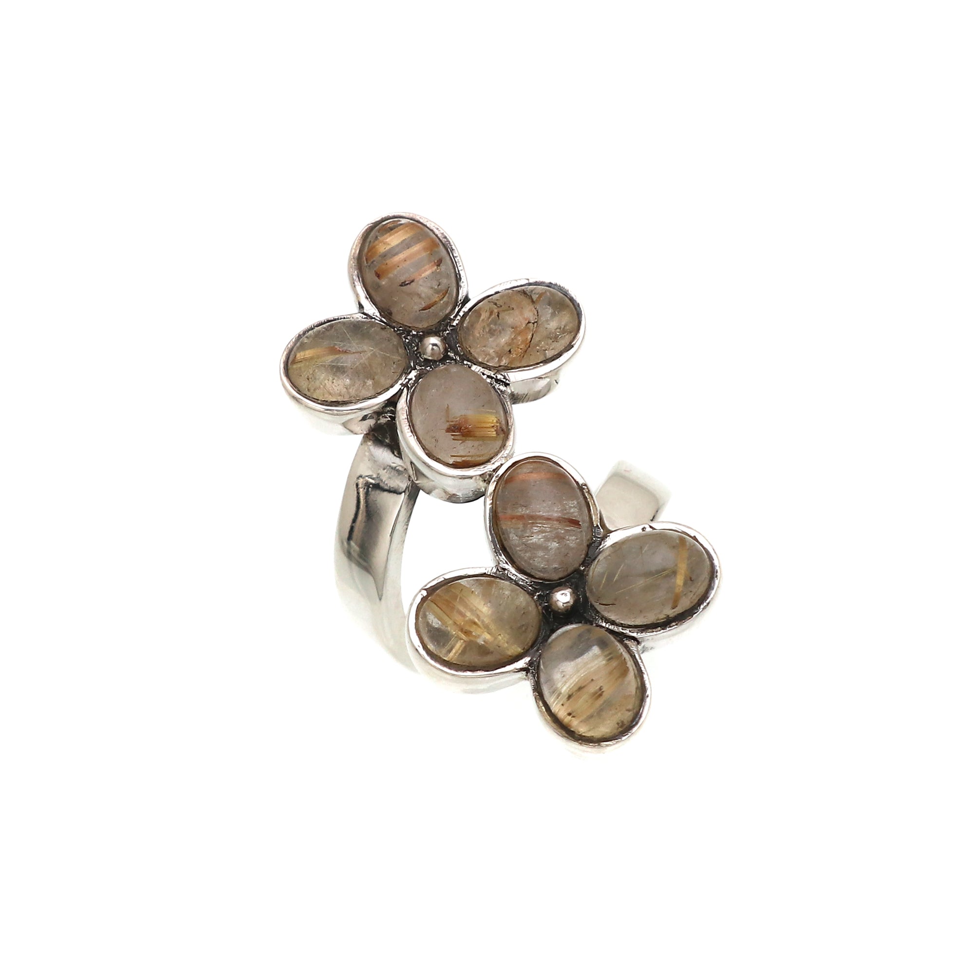 Twin Flower Ring