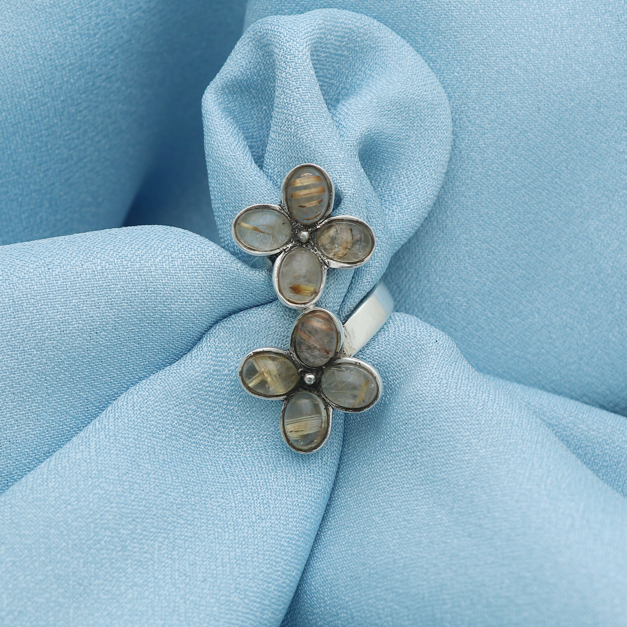 Twin Flower Ring