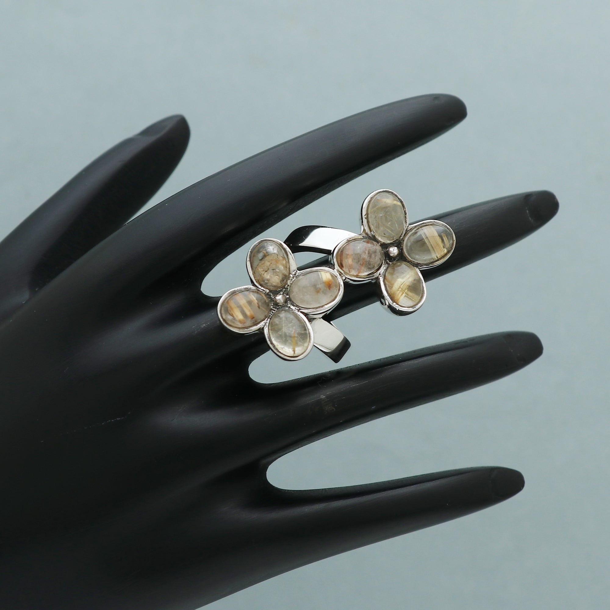 Twin Flower Ring