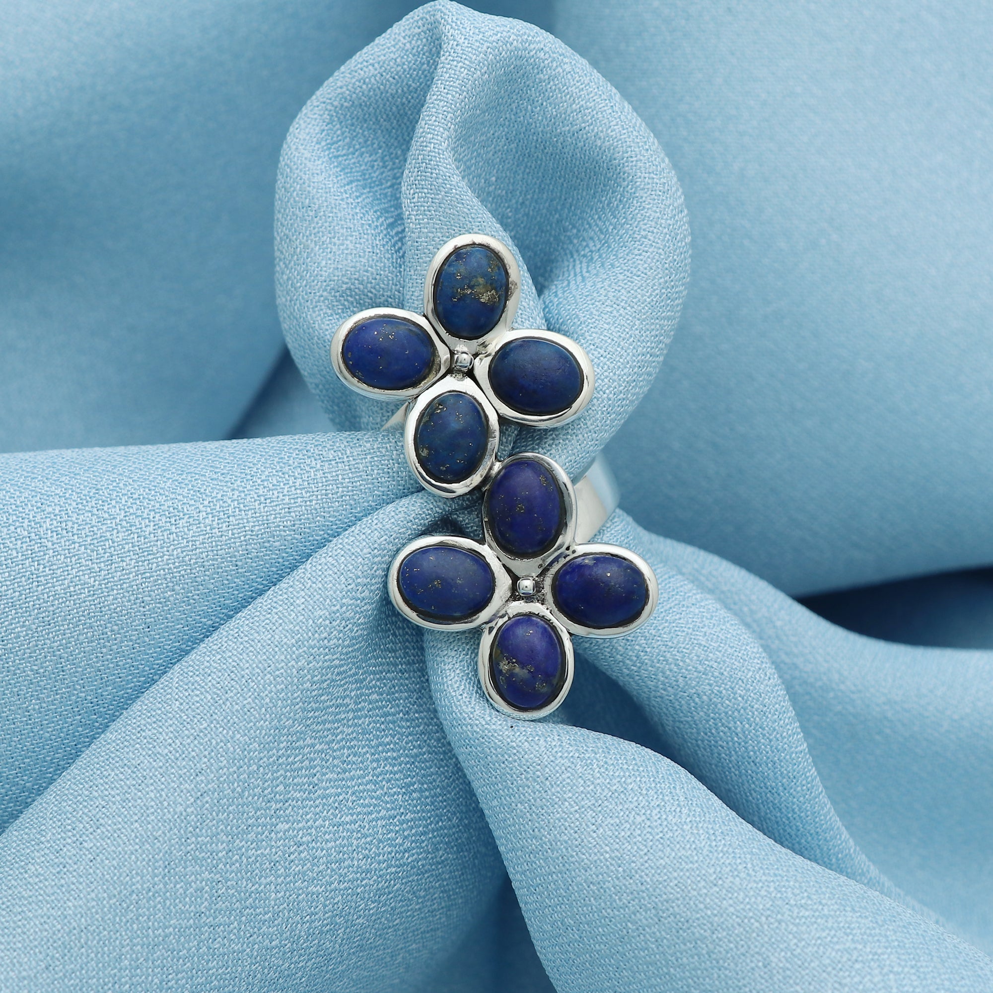 Twin Flower Ring