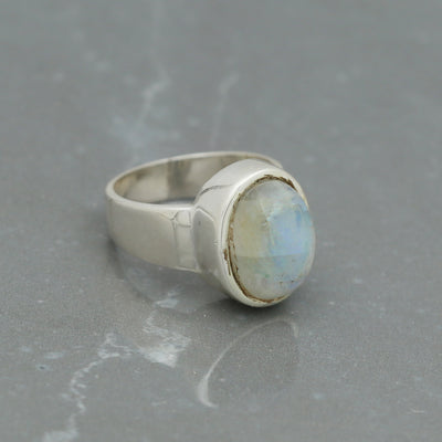 Classic Oval Moonstone Ring