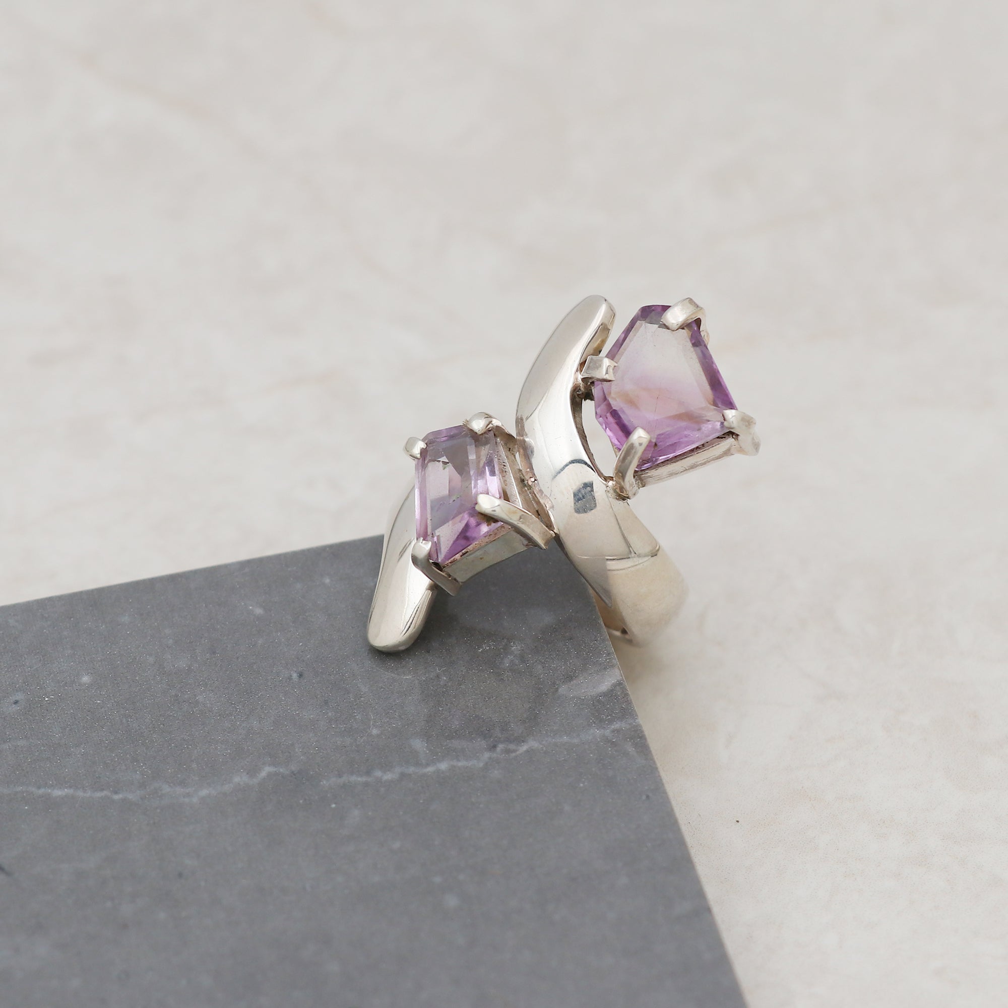 Cact Amethyst Ring