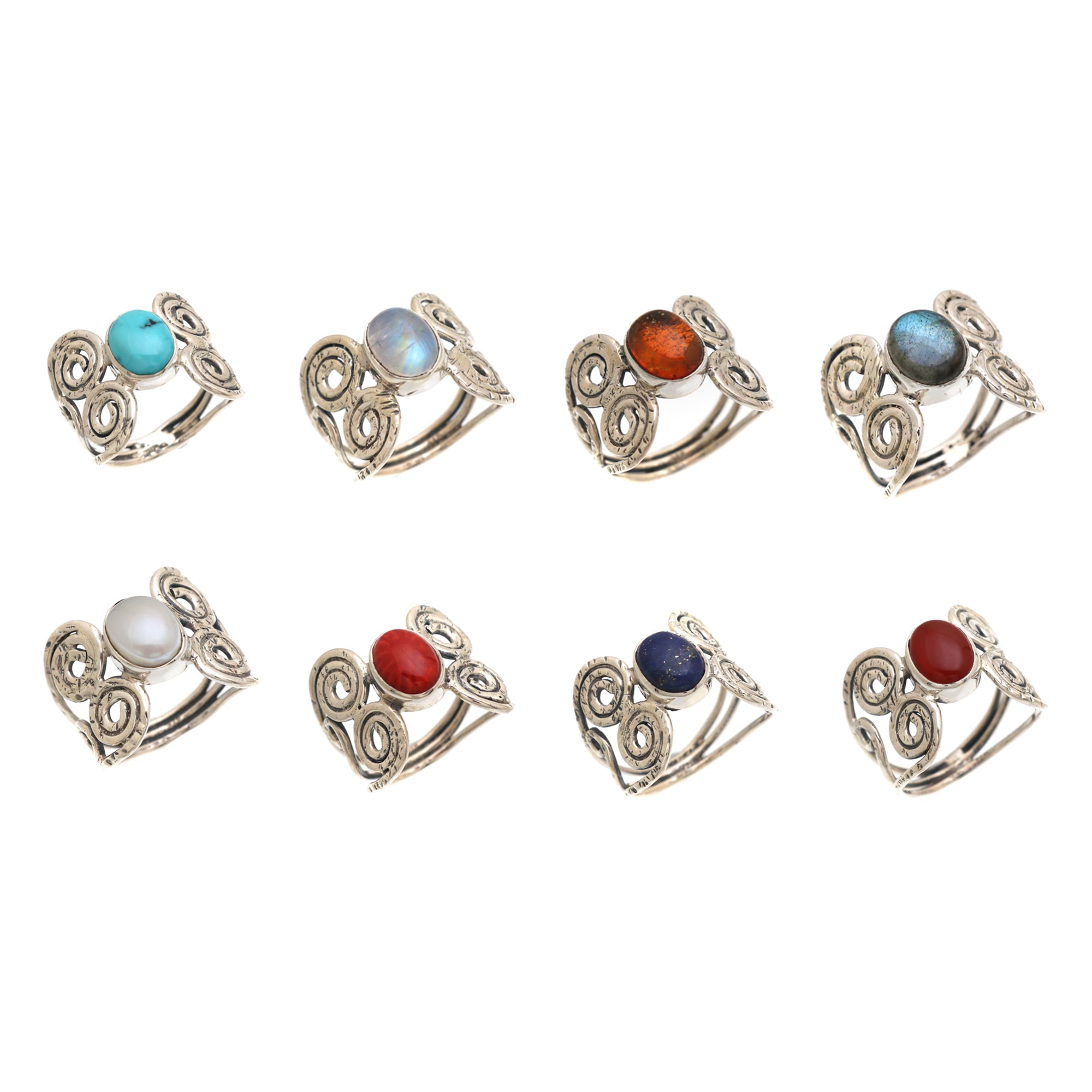 Natural Sterling Silver 925 Ring