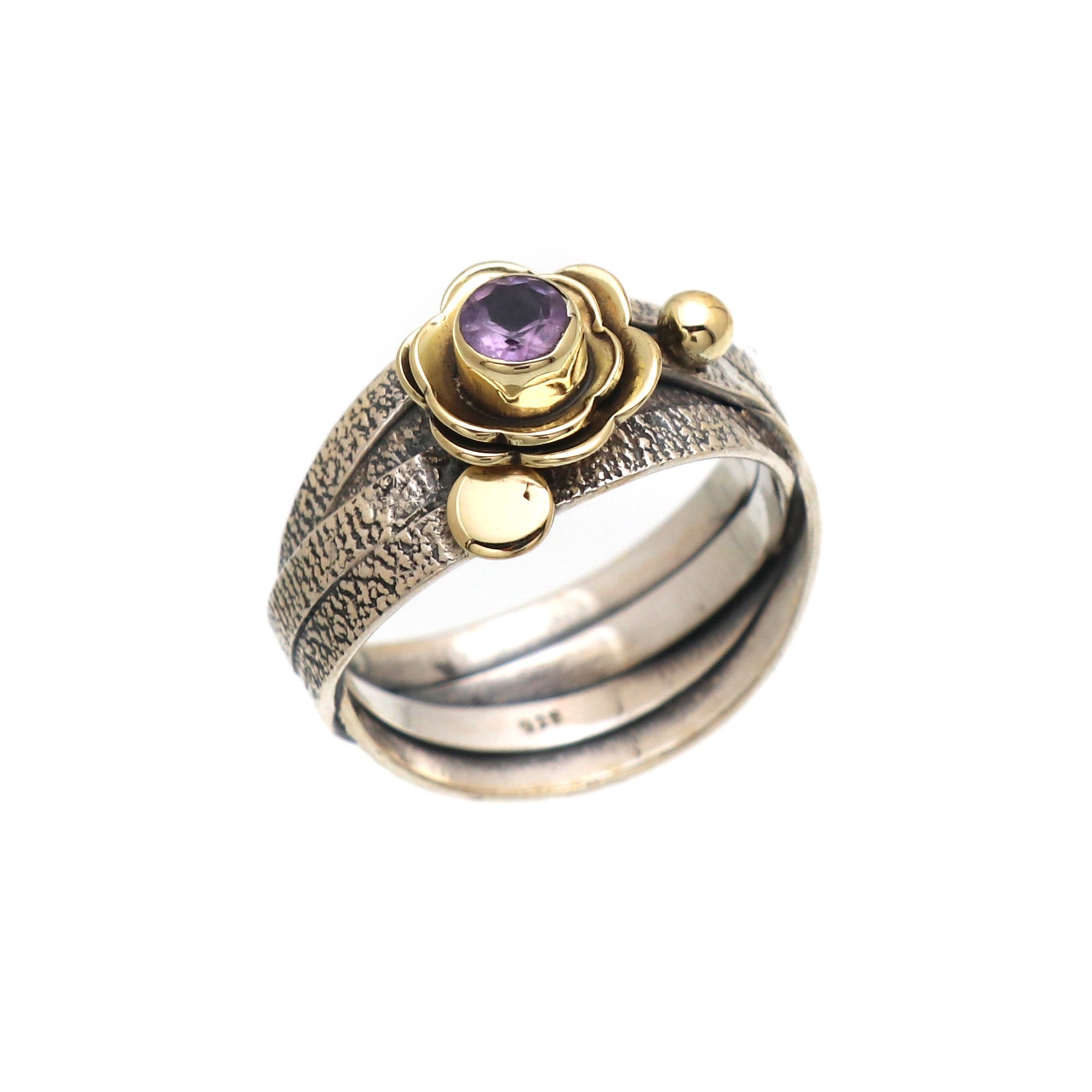 Sterling Silver Classic Ring Gold Plated