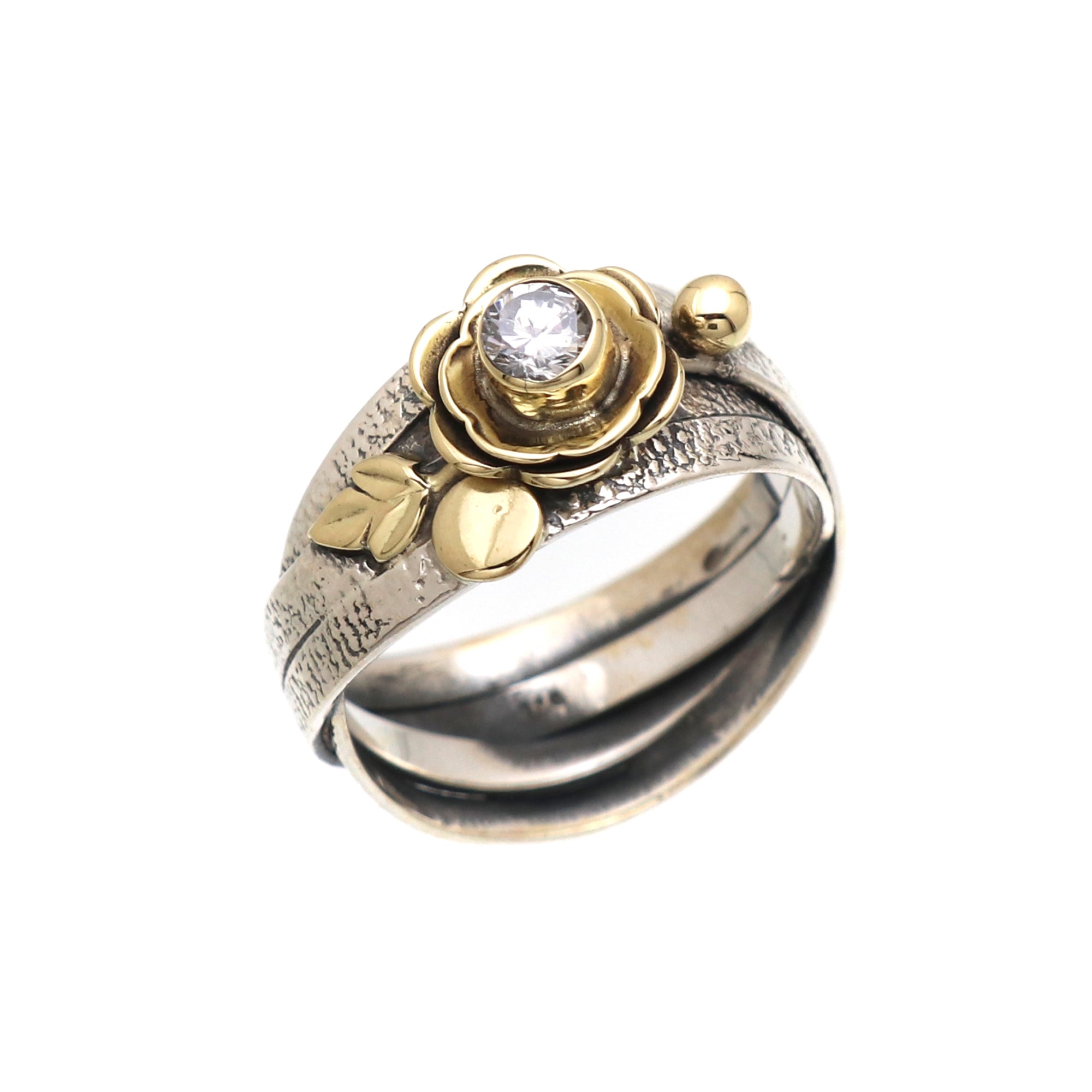 Sterling Silver Classic Ring Gold Plated