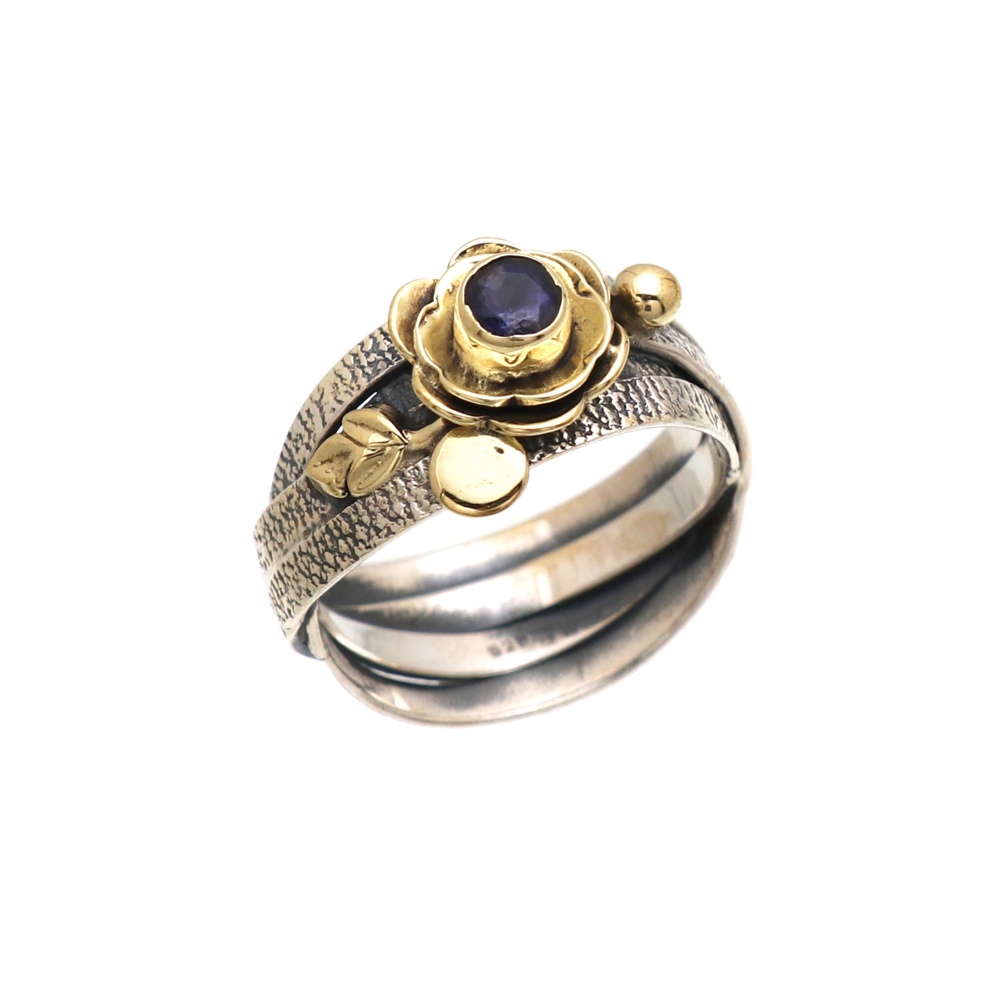 Sterling Silver Classic Ring Gold Plated
