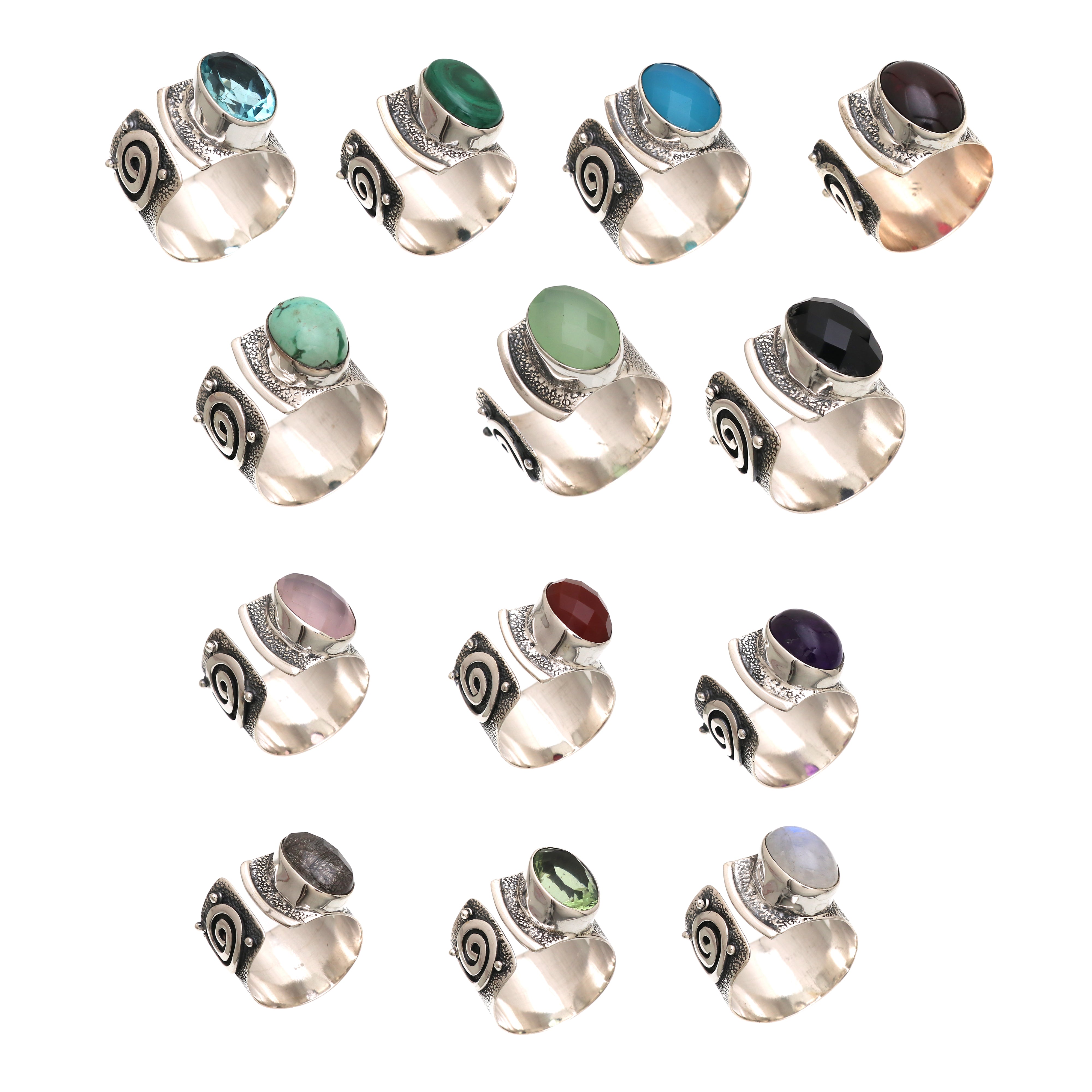 Sterling Silver Gemstone Ring