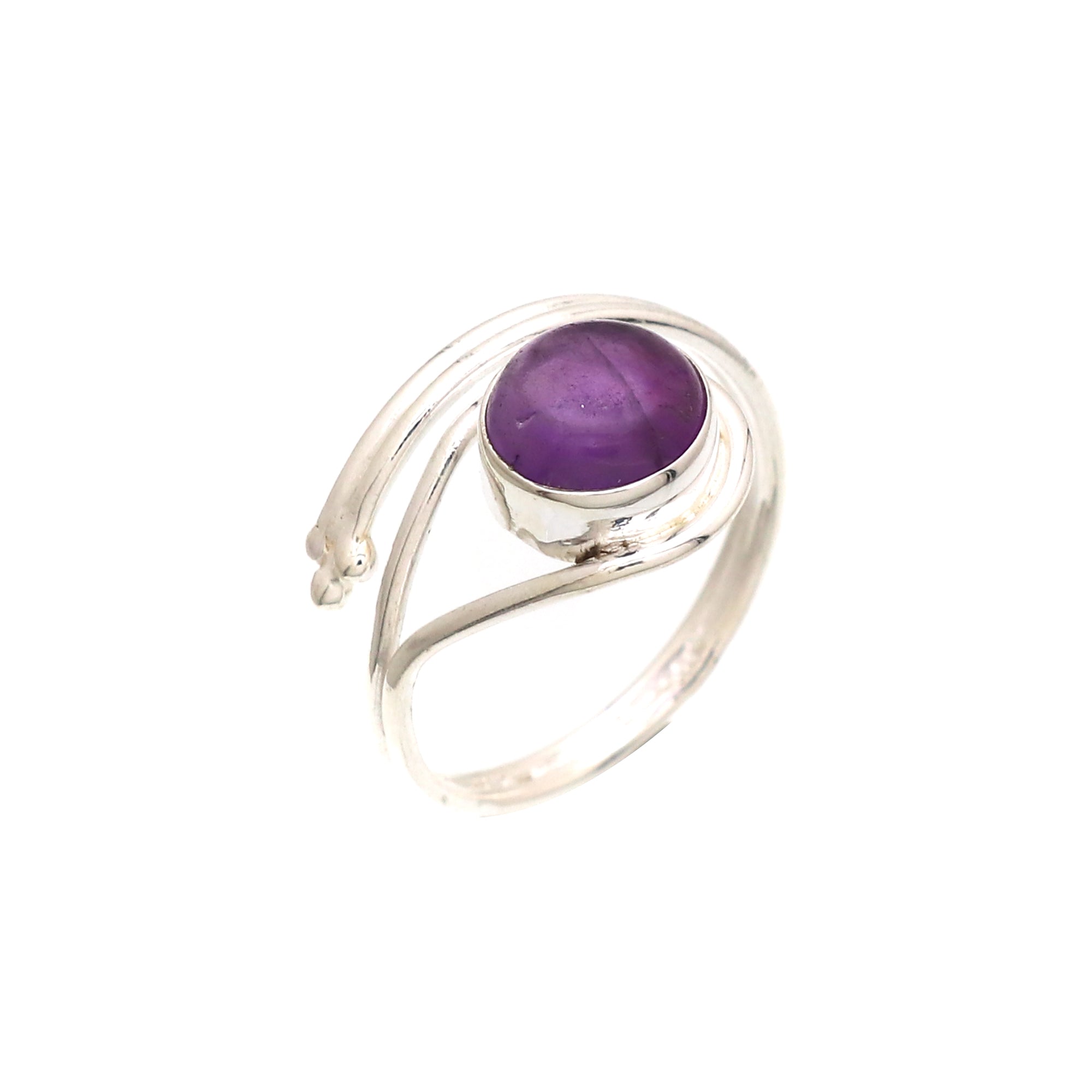 Classic Round Gemstone Ring