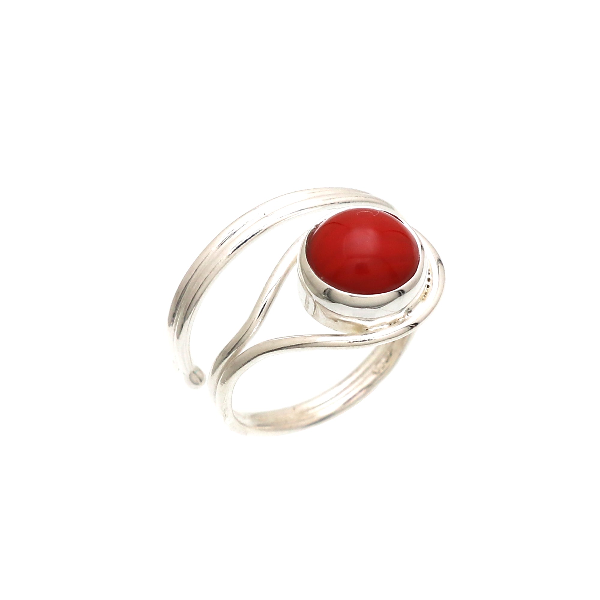 Classic Round Gemstone Ring