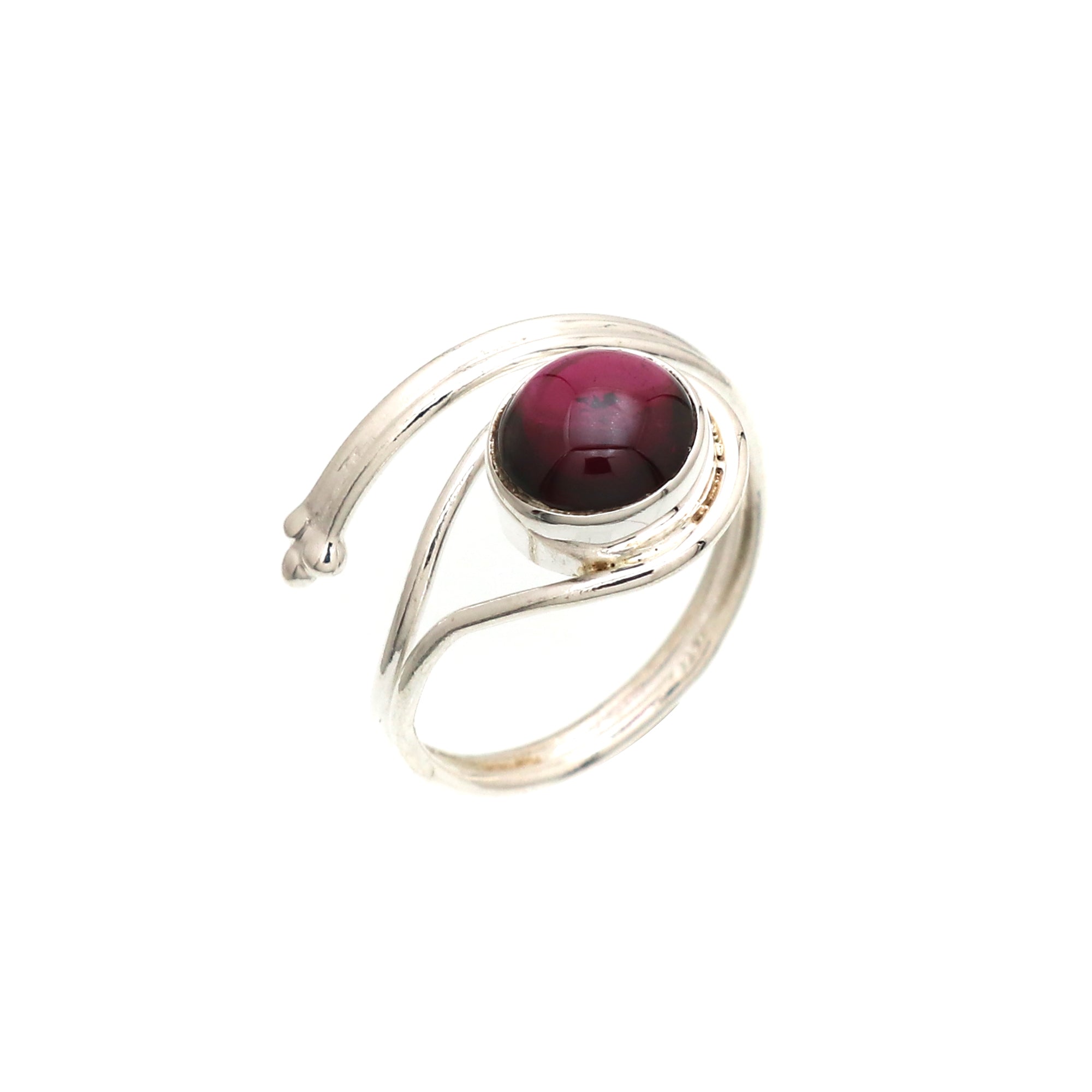 Classic Round Gemstone Ring