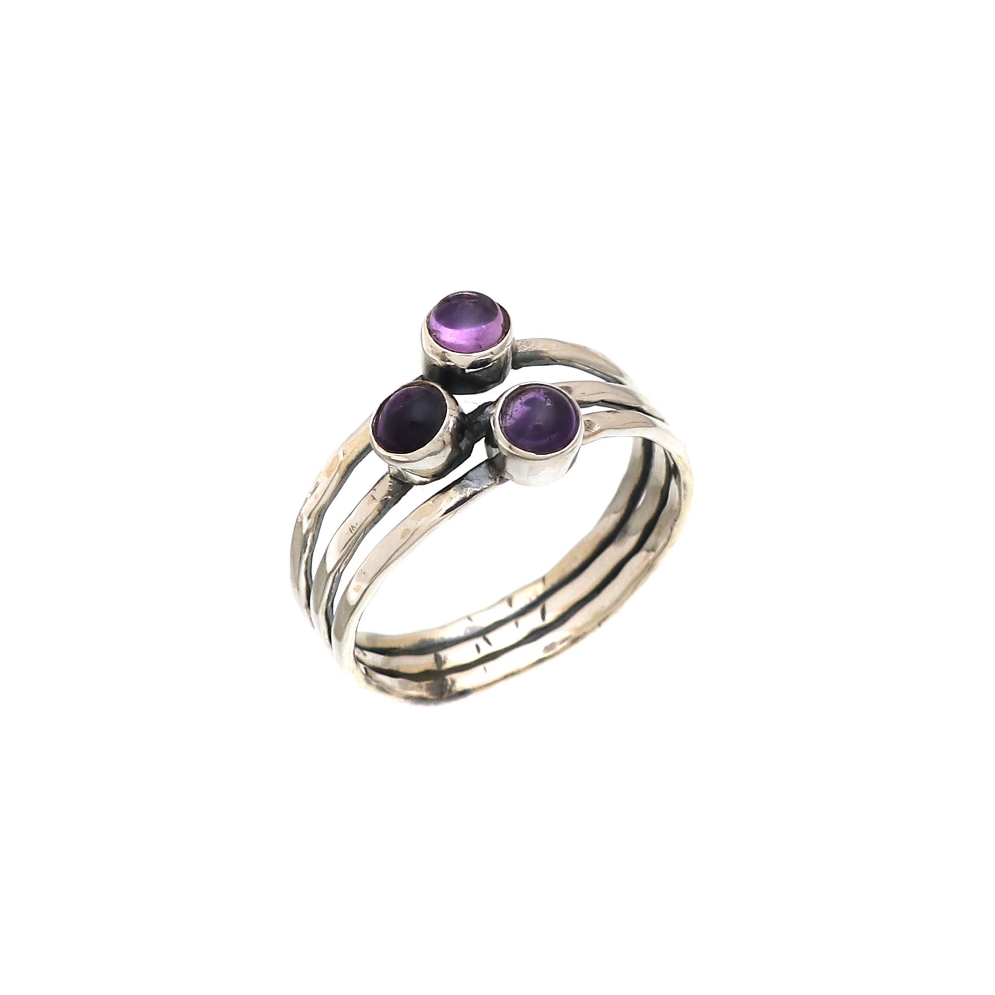 Triple Gemstone Ring
