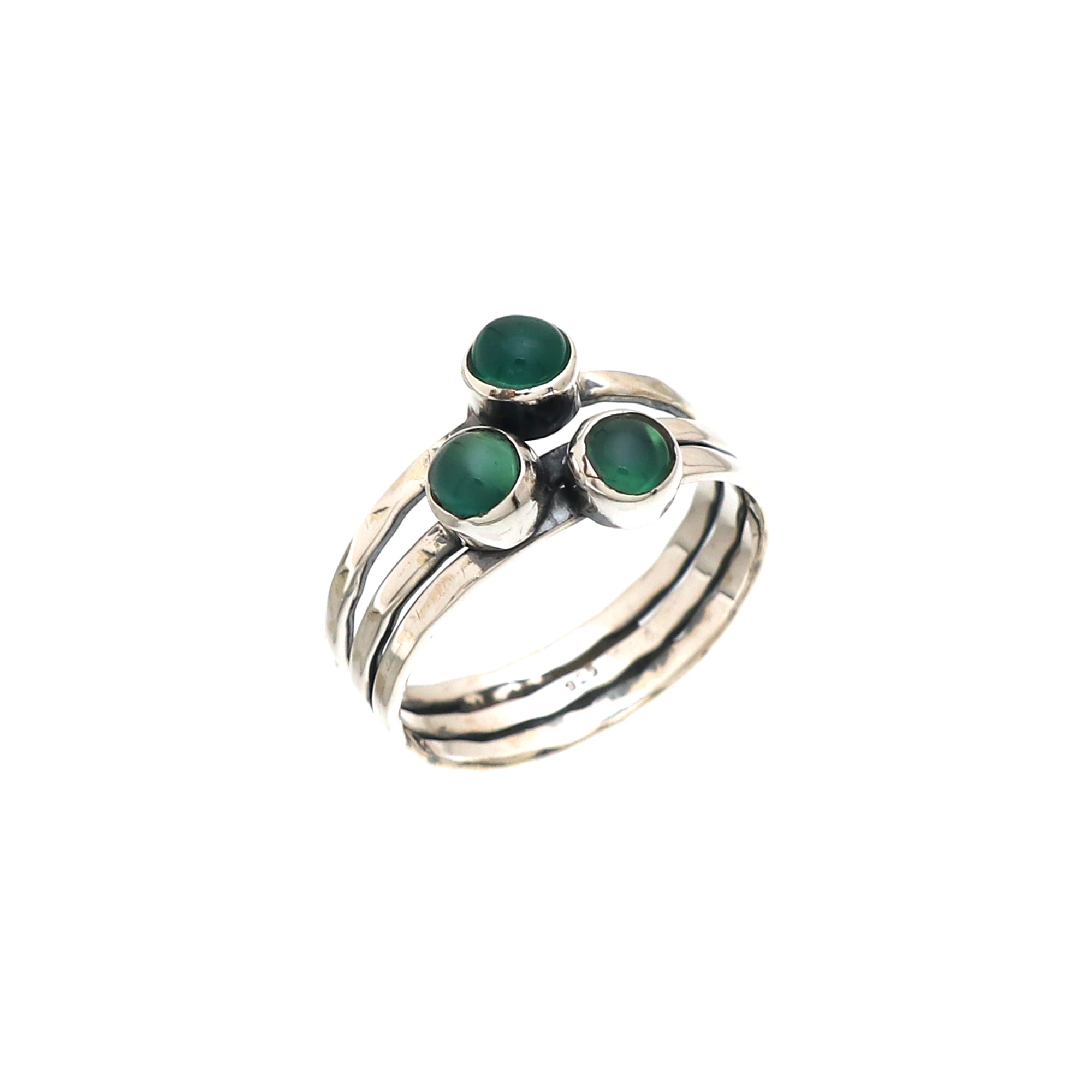 Triple Gemstone Ring