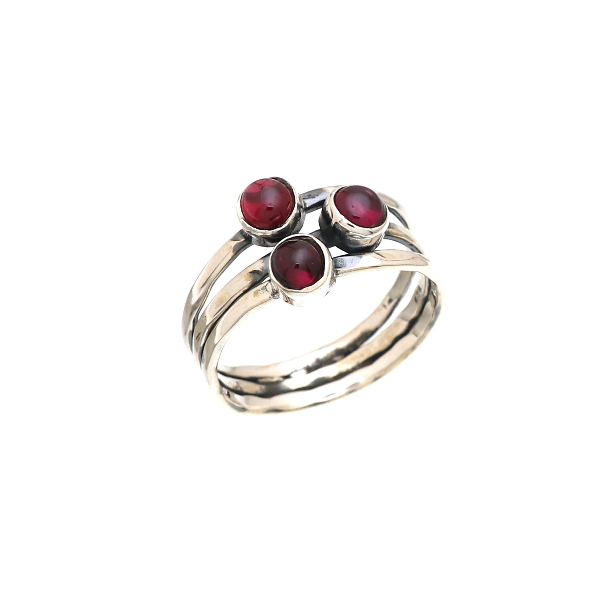 Triple Gemstone Ring