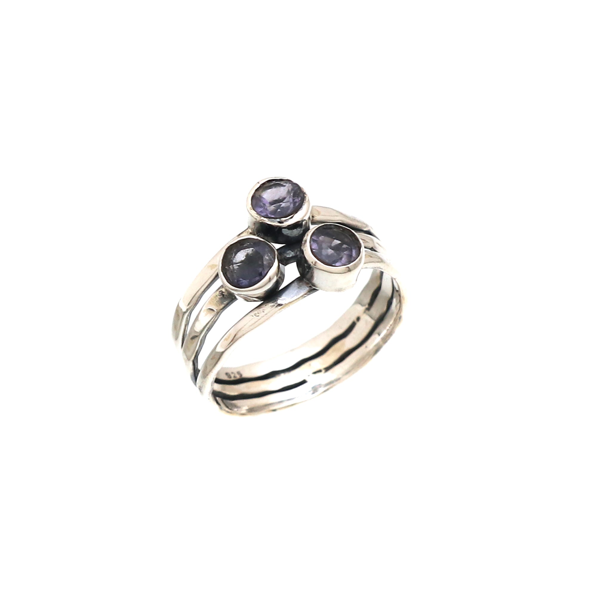Triple Gemstone Ring