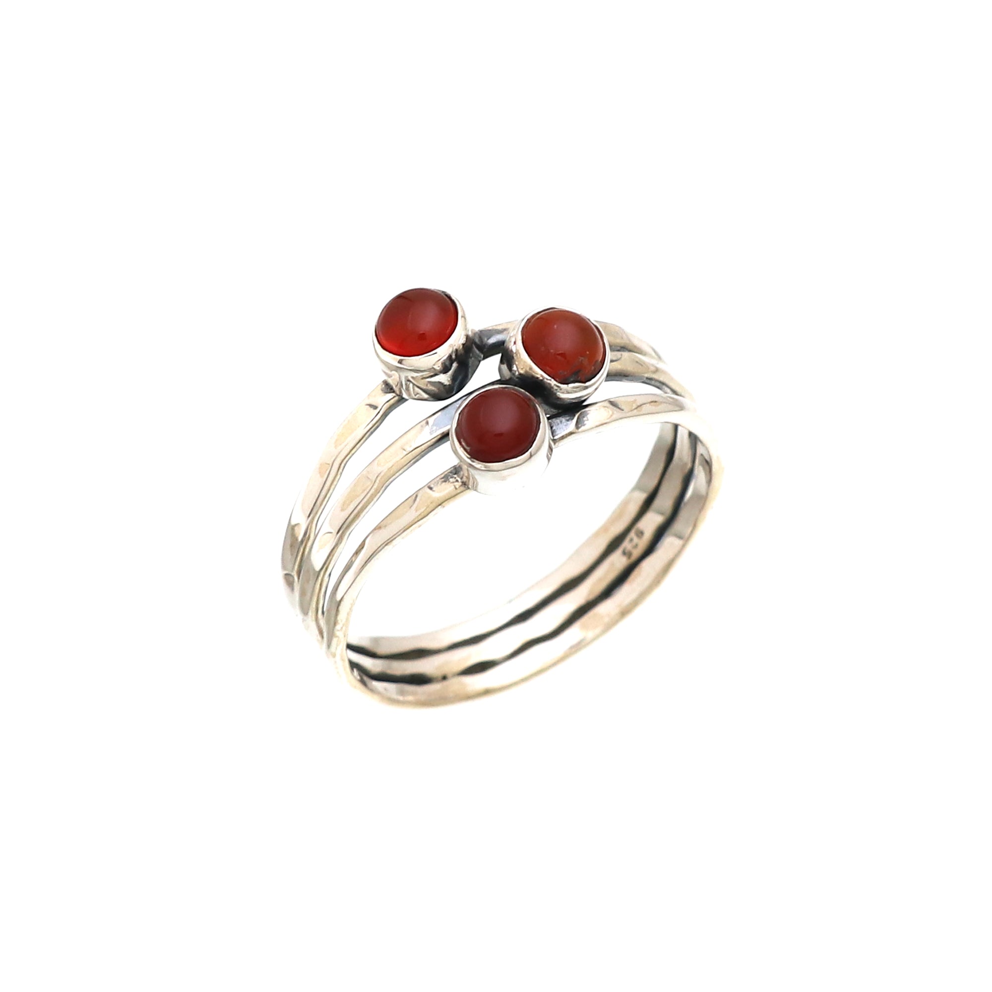 Triple Gemstone Ring