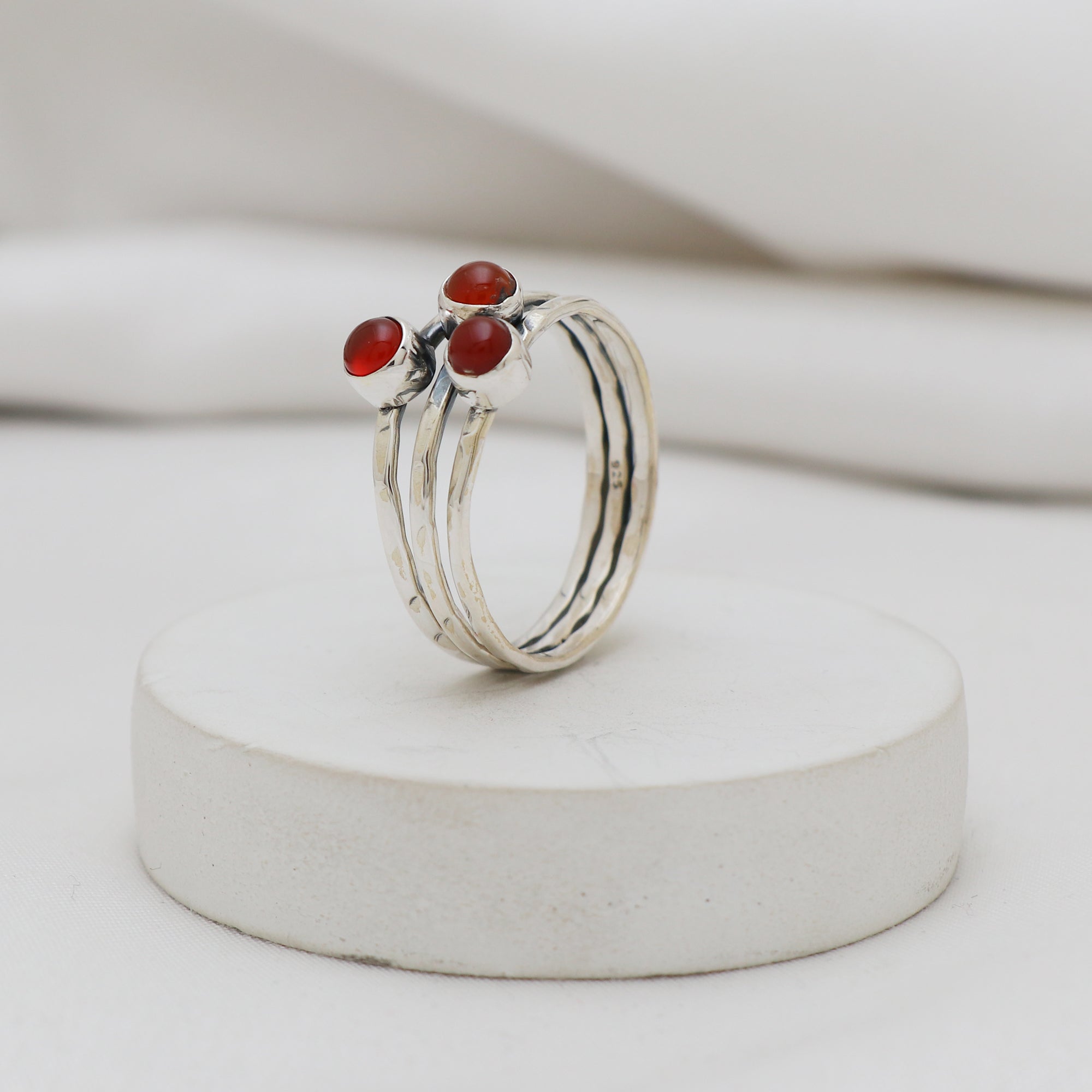 Triple Gemstone Ring