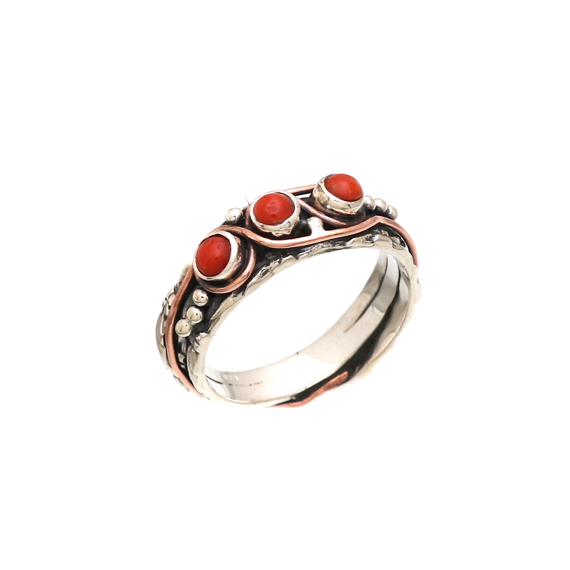 Triple Gemstone Ring