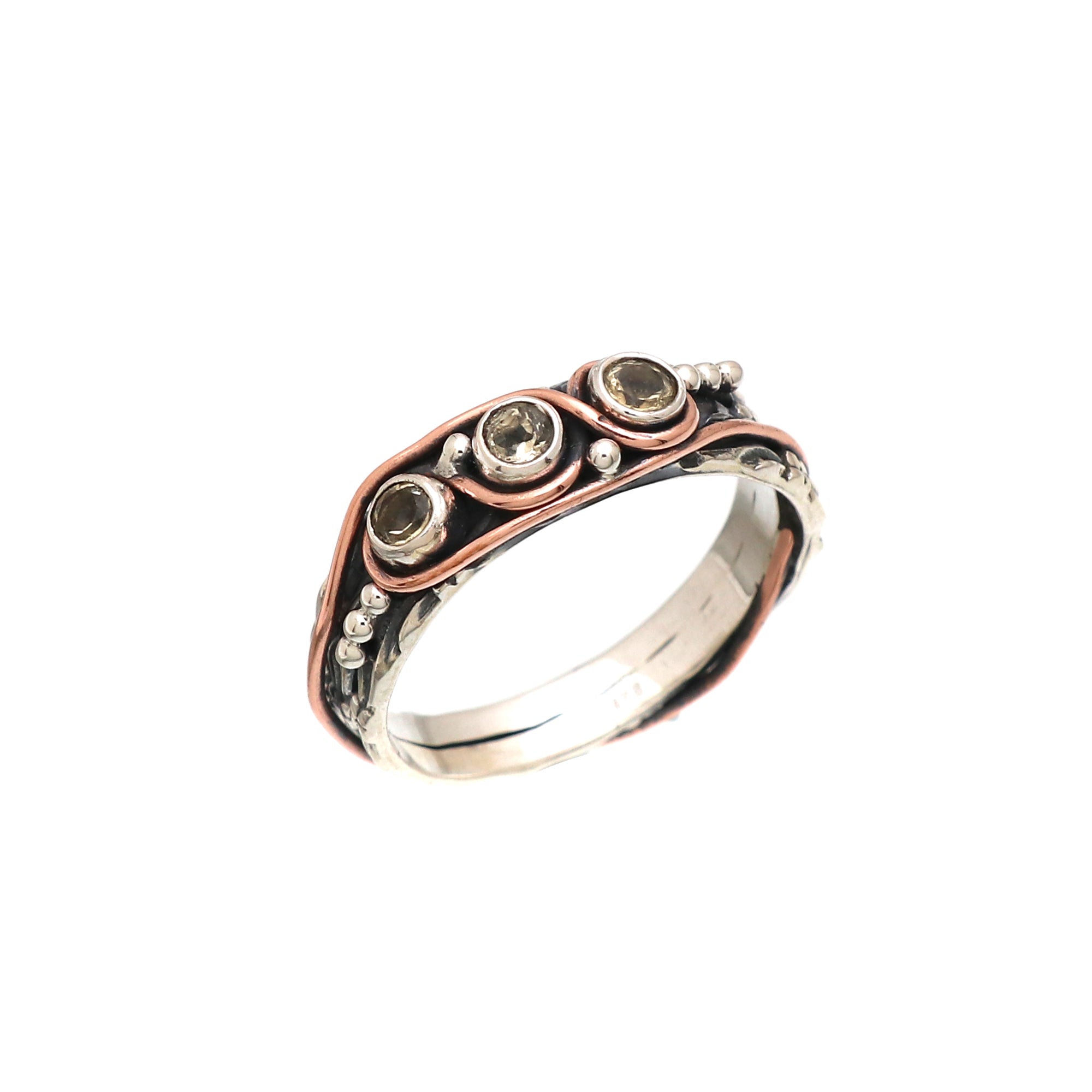Triple Gemstone Ring