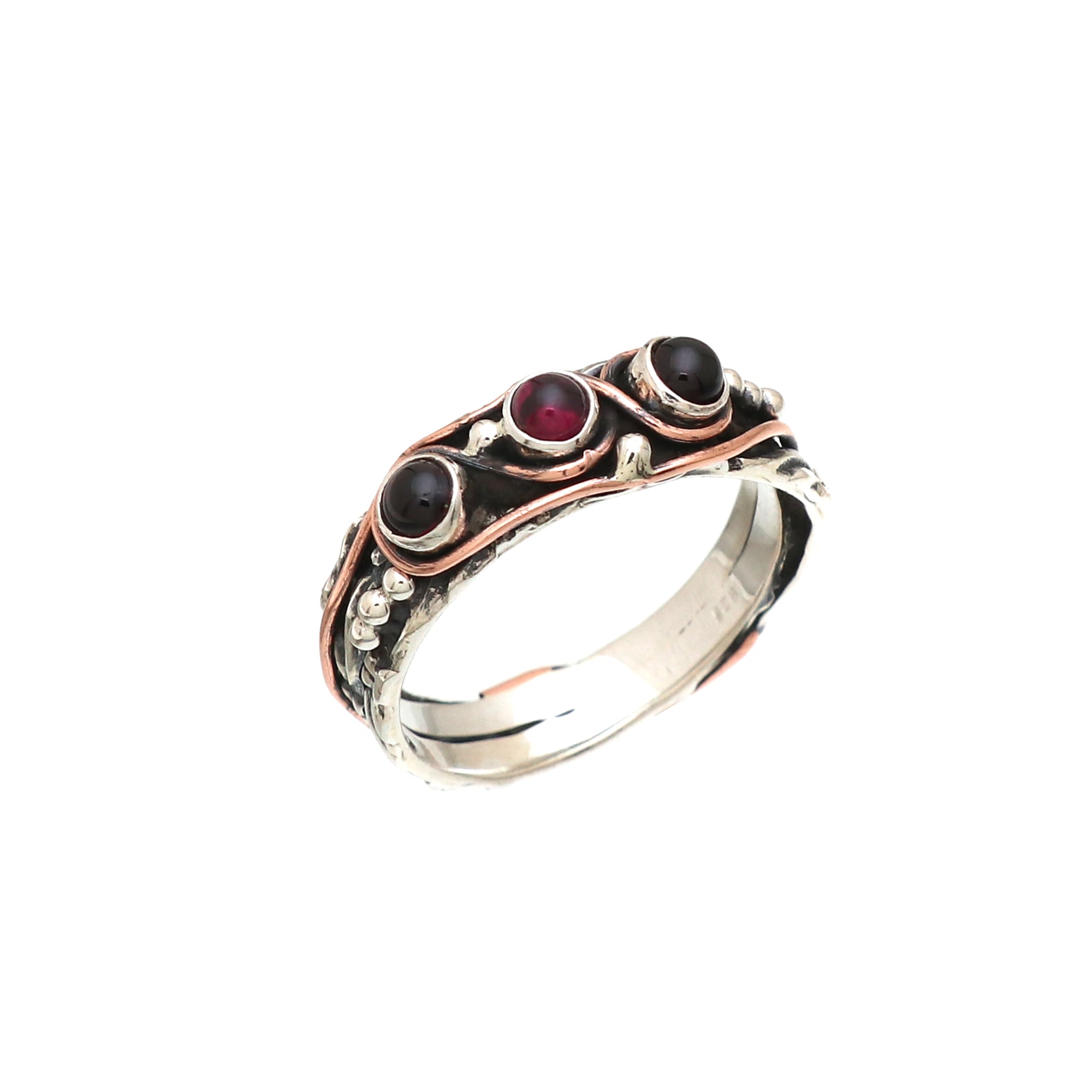 Triple Gemstone Ring