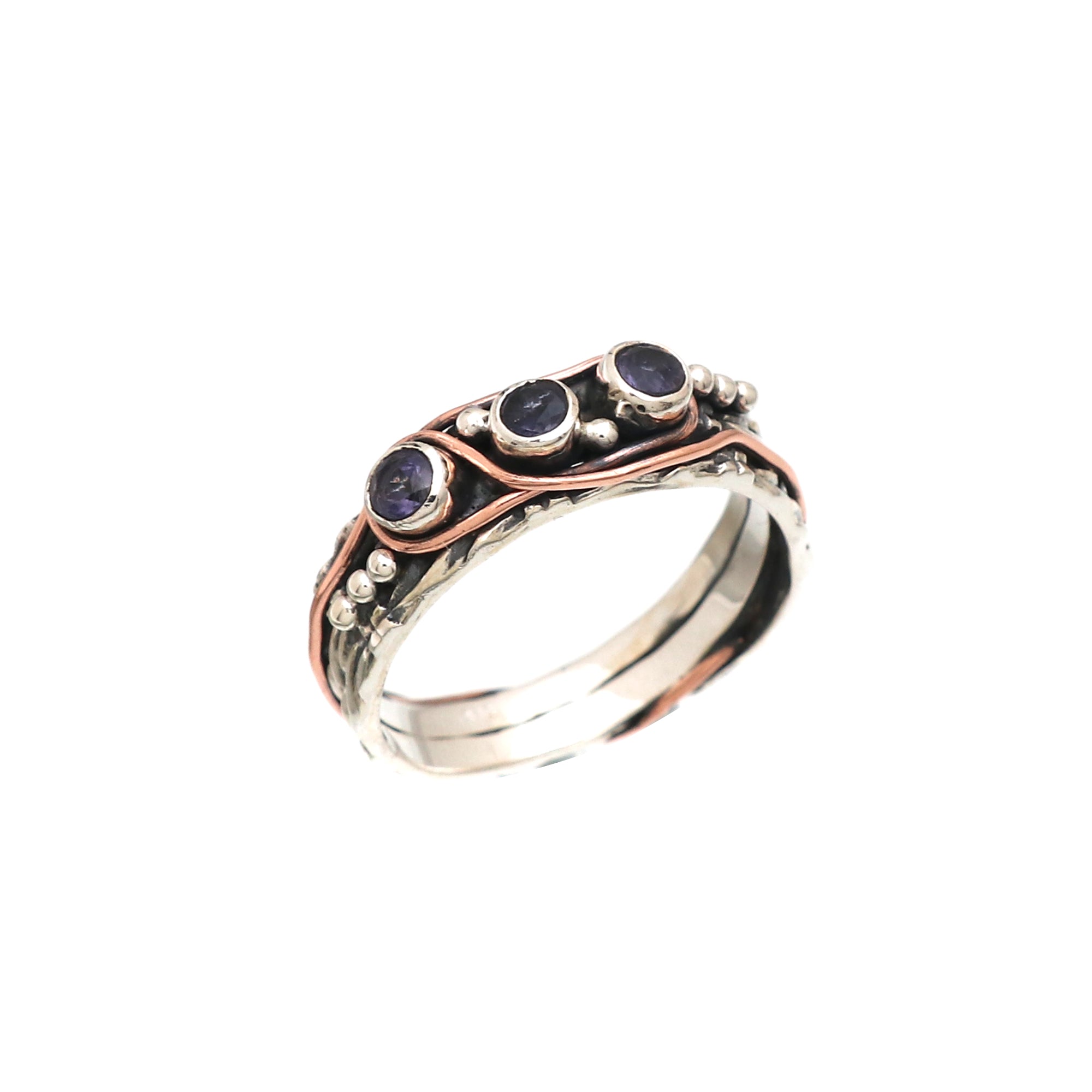 Triple Gemstone Ring